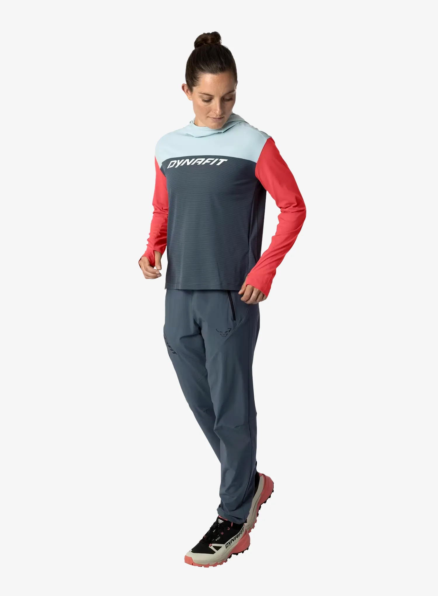 Ženske planinarske hlače Dynafit Traverse DST Pants - cinder/cinder