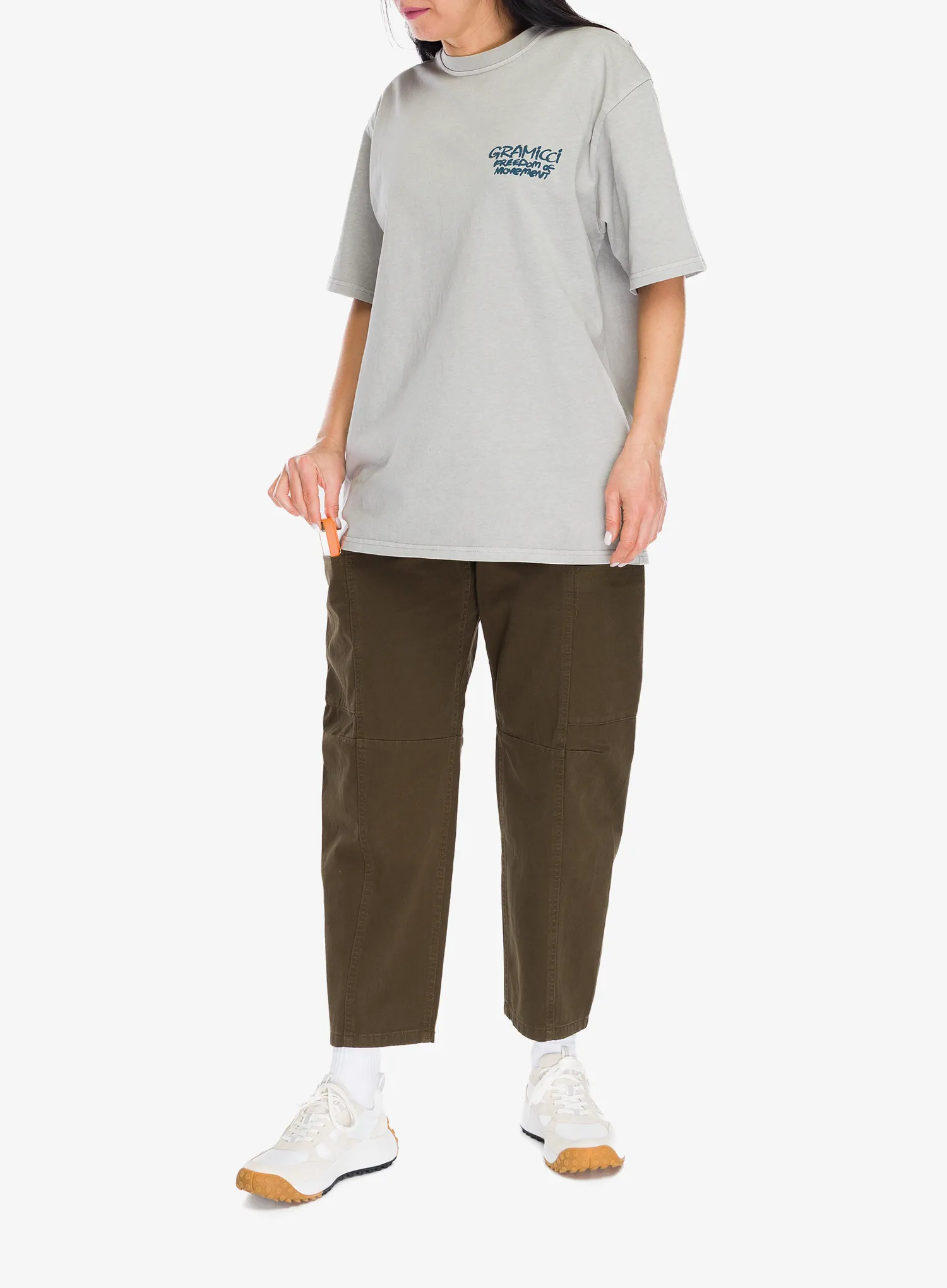 Ženske planinarske hlače Gramicci Voyager Pant - bark pigment