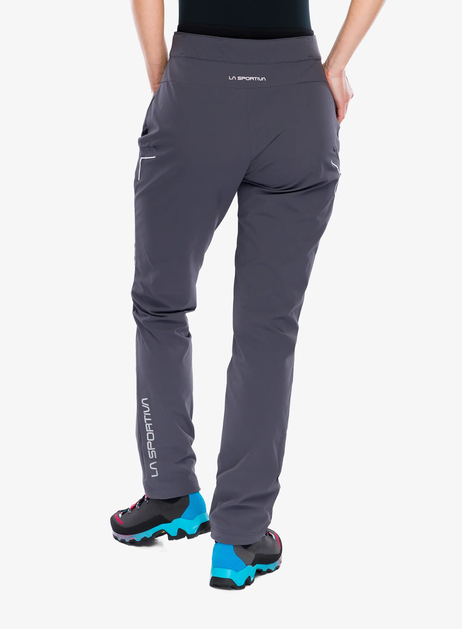 Ženske planinarske hlače La Sportiva West Crest Pants - onyx/chalk