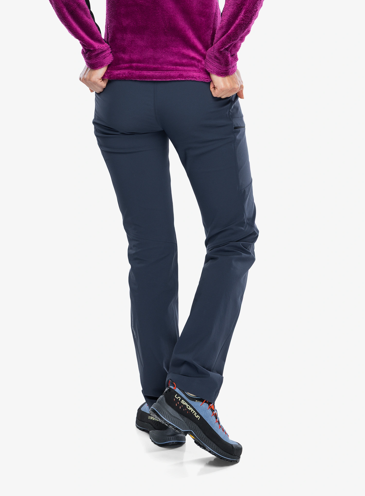 Ženske planinarske hlače Montura Vertigo Bright Pants - graphite blue/turquoise
