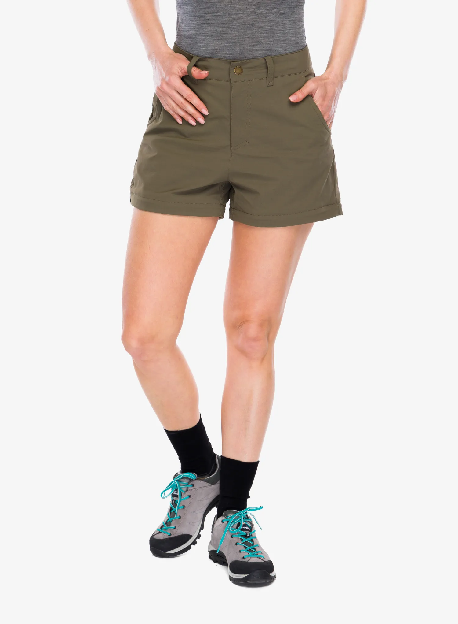 Ženske planinarske hlače Royal Robbins Wilder Zip-Off Pant - everglade
