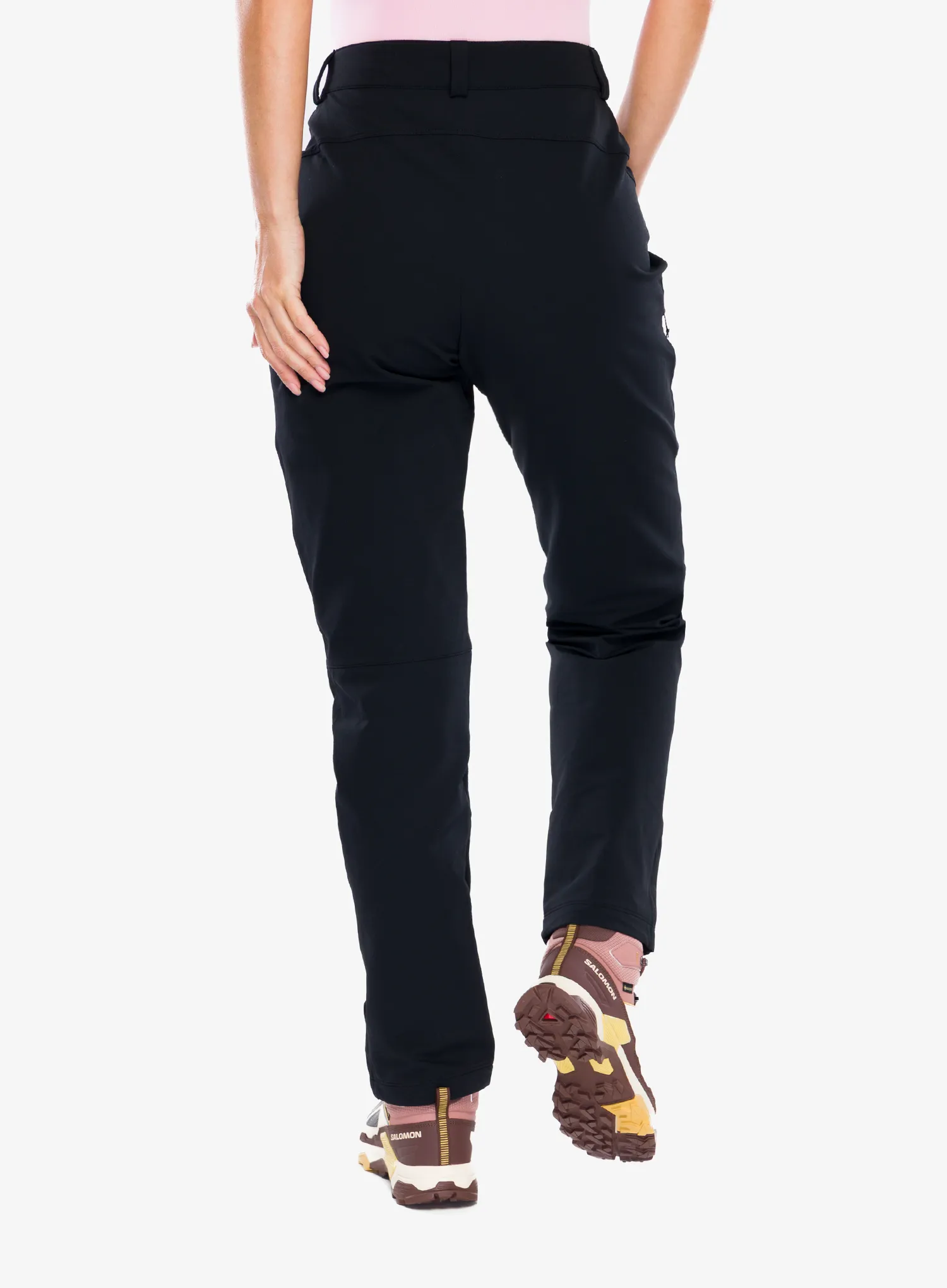 Ženske planinarske hlače Salomon Wayfarer Warm Pant - deep black