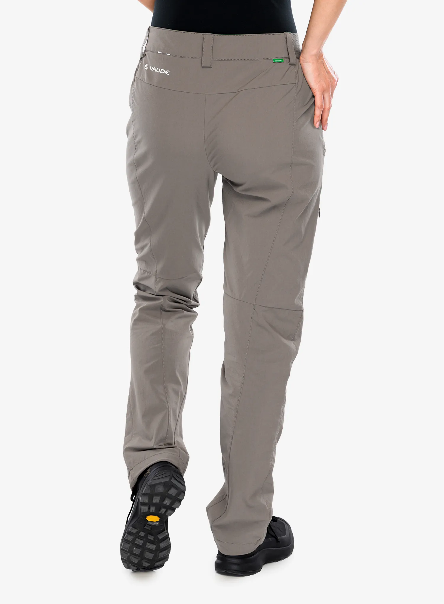 Ženske planinarske hlače Vaude Farley Stretch Pants III - coconut