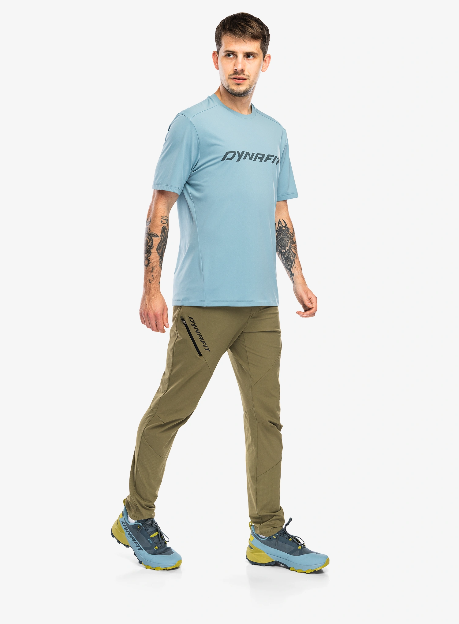 Planinarske hlače Dynafit Traverse Hybrid DST Pants - military green