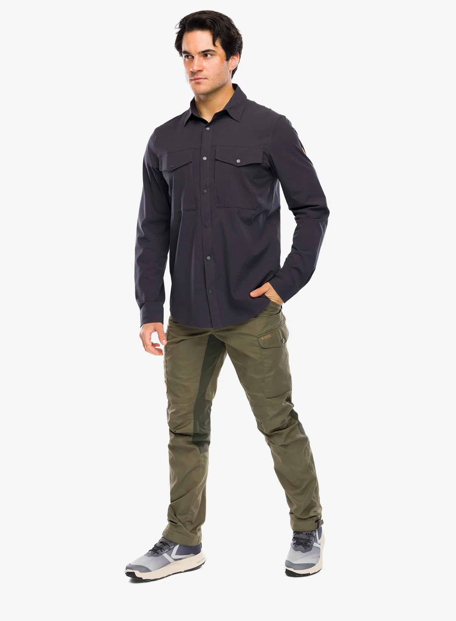Planinarske hlače Fjallraven Kaipak Trousers - laurel green/deep forest