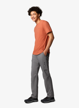 Muške planinarske hlače Columbia Silver Ridge Utility Pant - city grey