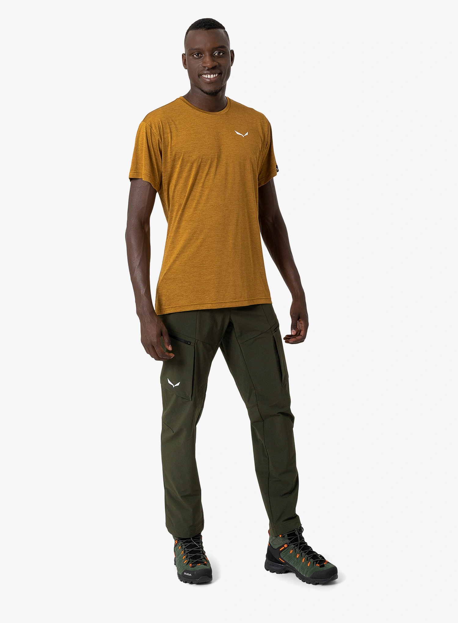Planinarske hlače Salewa Puez DST Cargo Pants - dark olive
