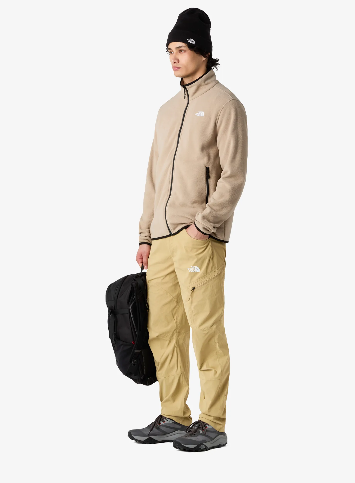 Planinarske hlače The North Face Exploration Reg Tapered Pants - khaki stone