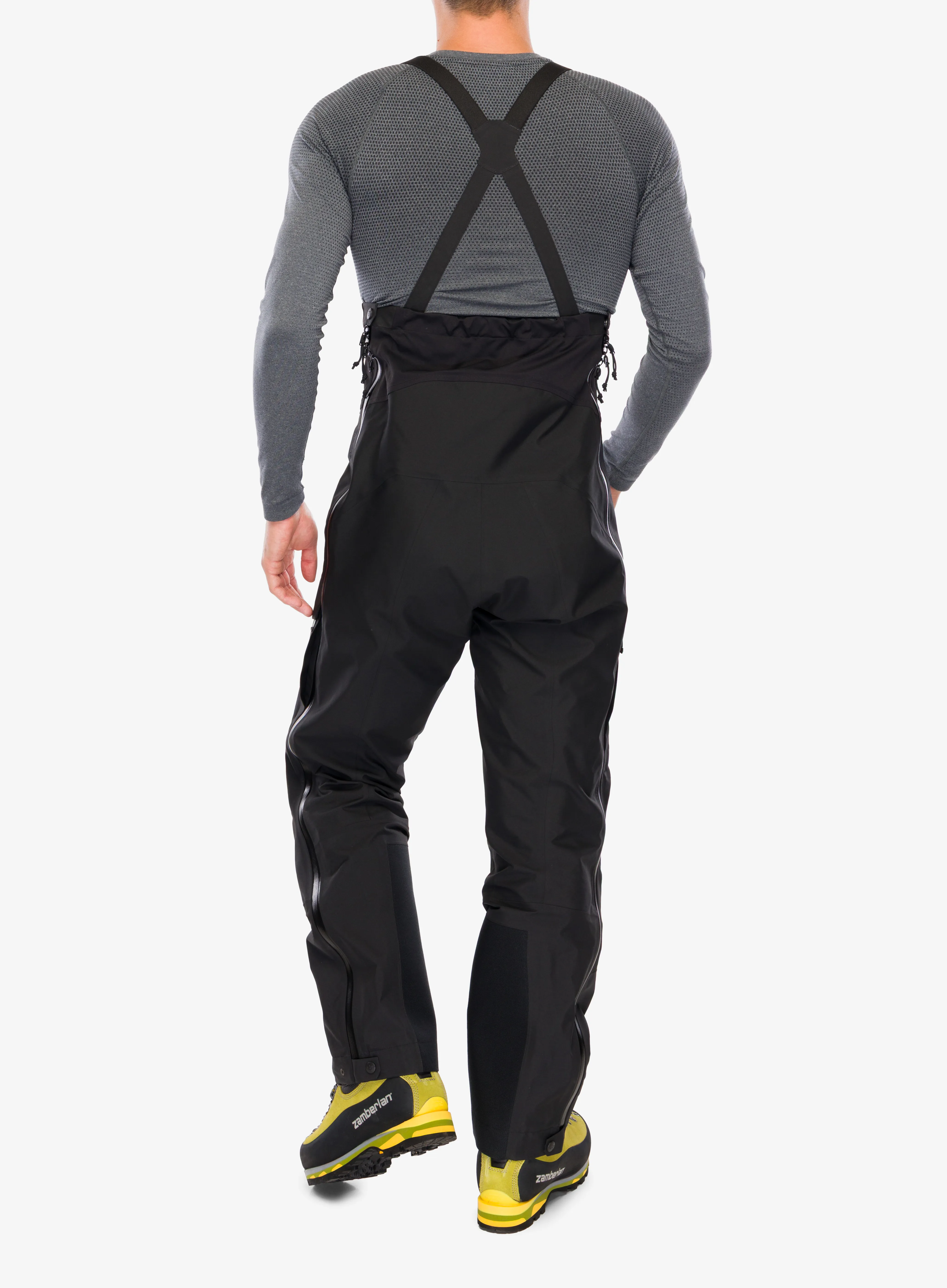 Planinske hlače Arcteryx Alpha SV Bib - black