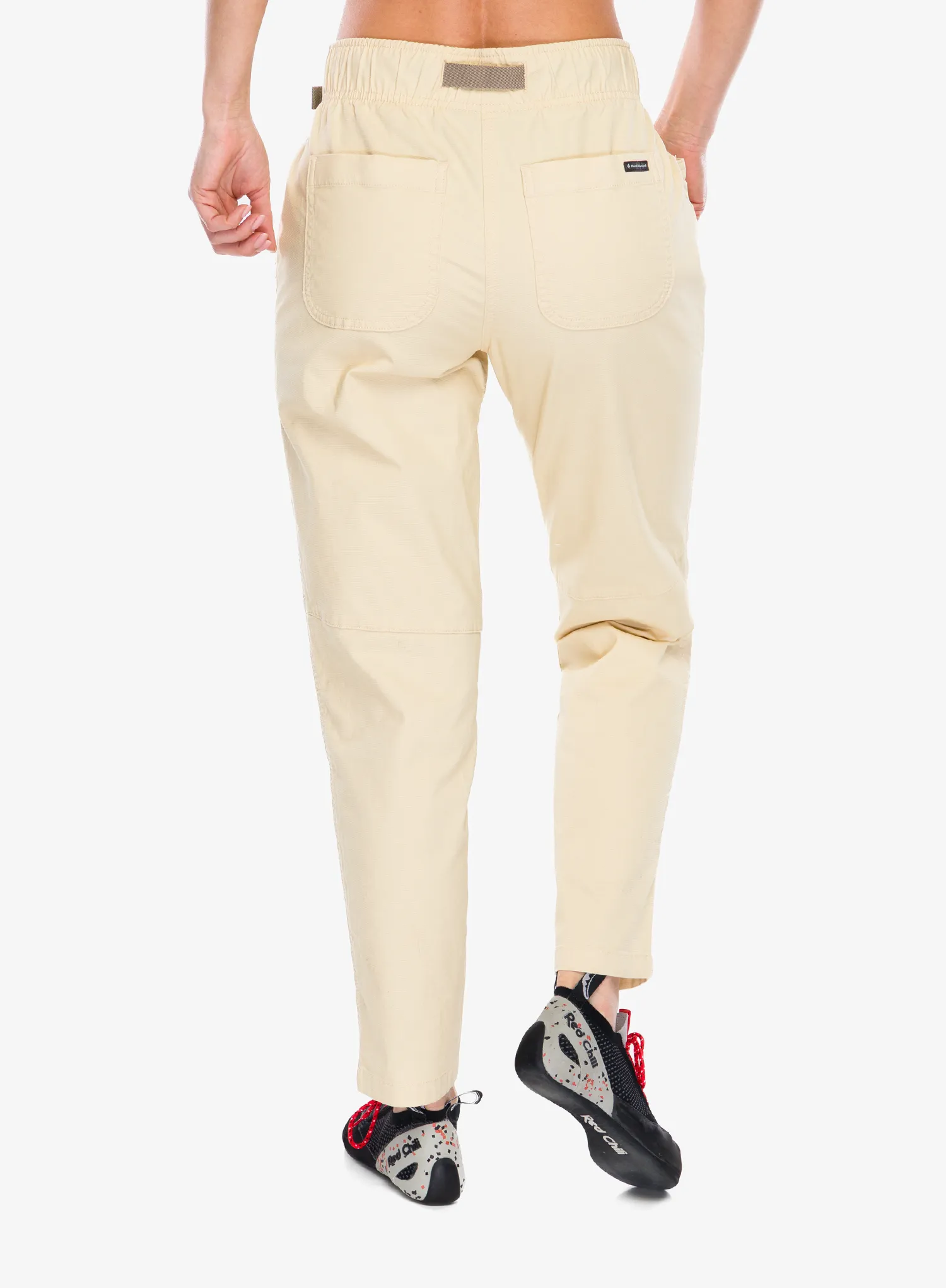 Ženske penjačke hlače Black Diamond Ethos Pants - white oak