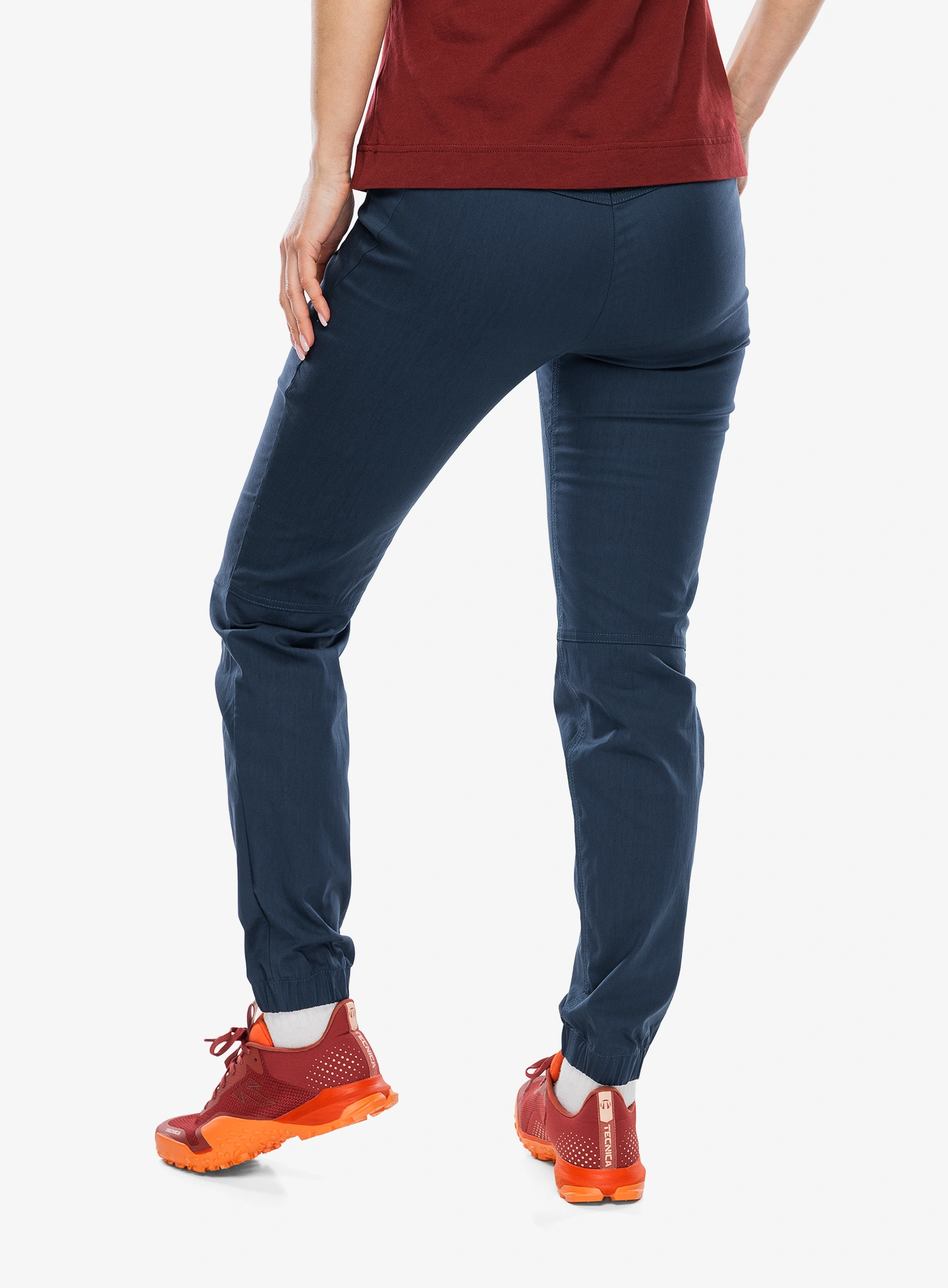 Ženske penjačke hlače Ortovox Affinity Pants - blue nunatak
