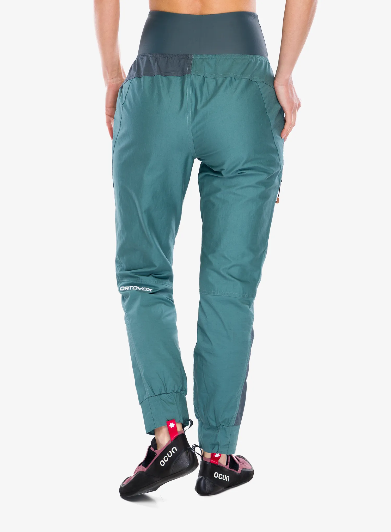 Ženske penjačke hlače Ortovox Valbon Pants - arctic grey