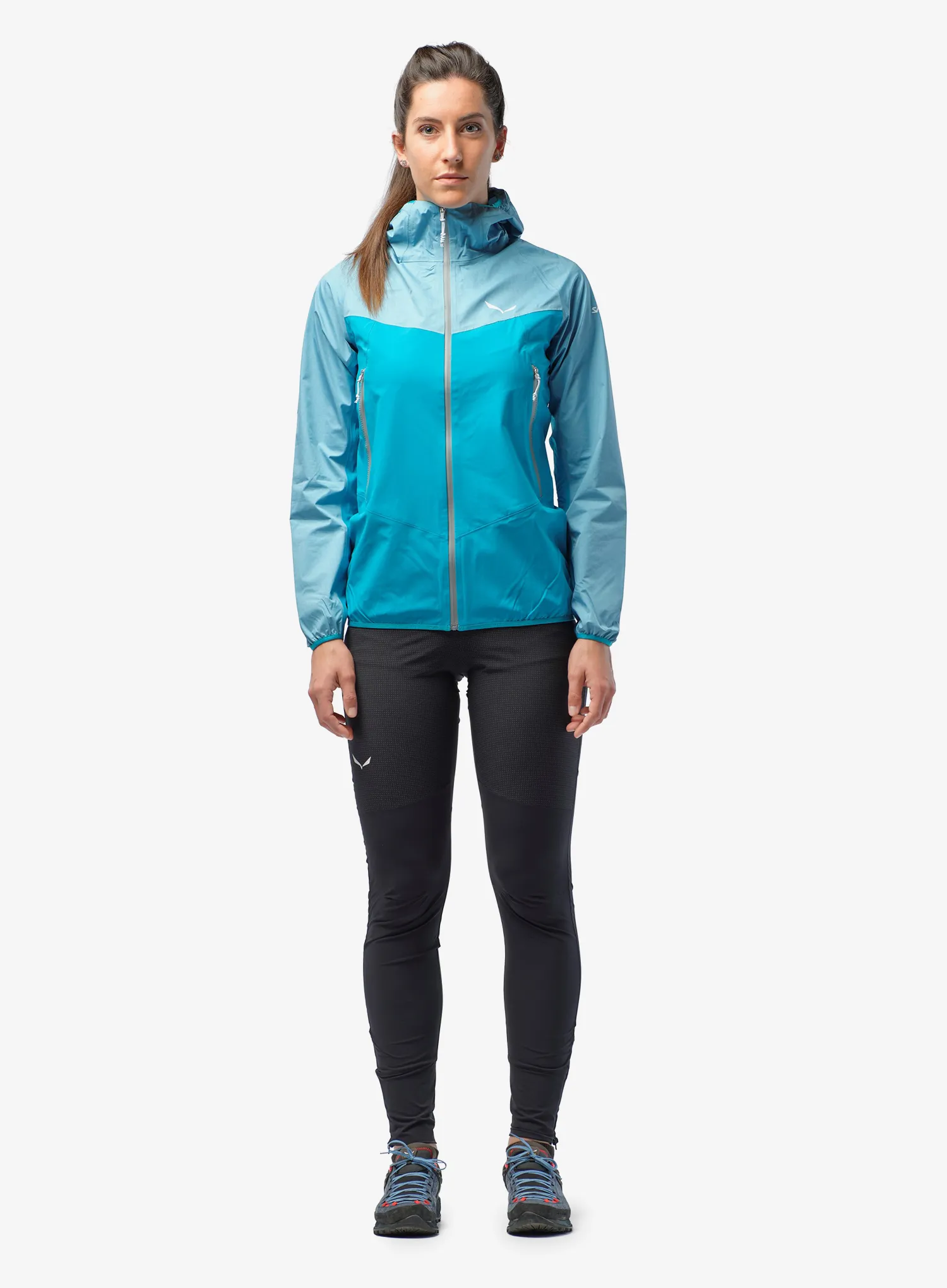 Ženske penjačke hlače Salewa Agner Dst Tights - black out