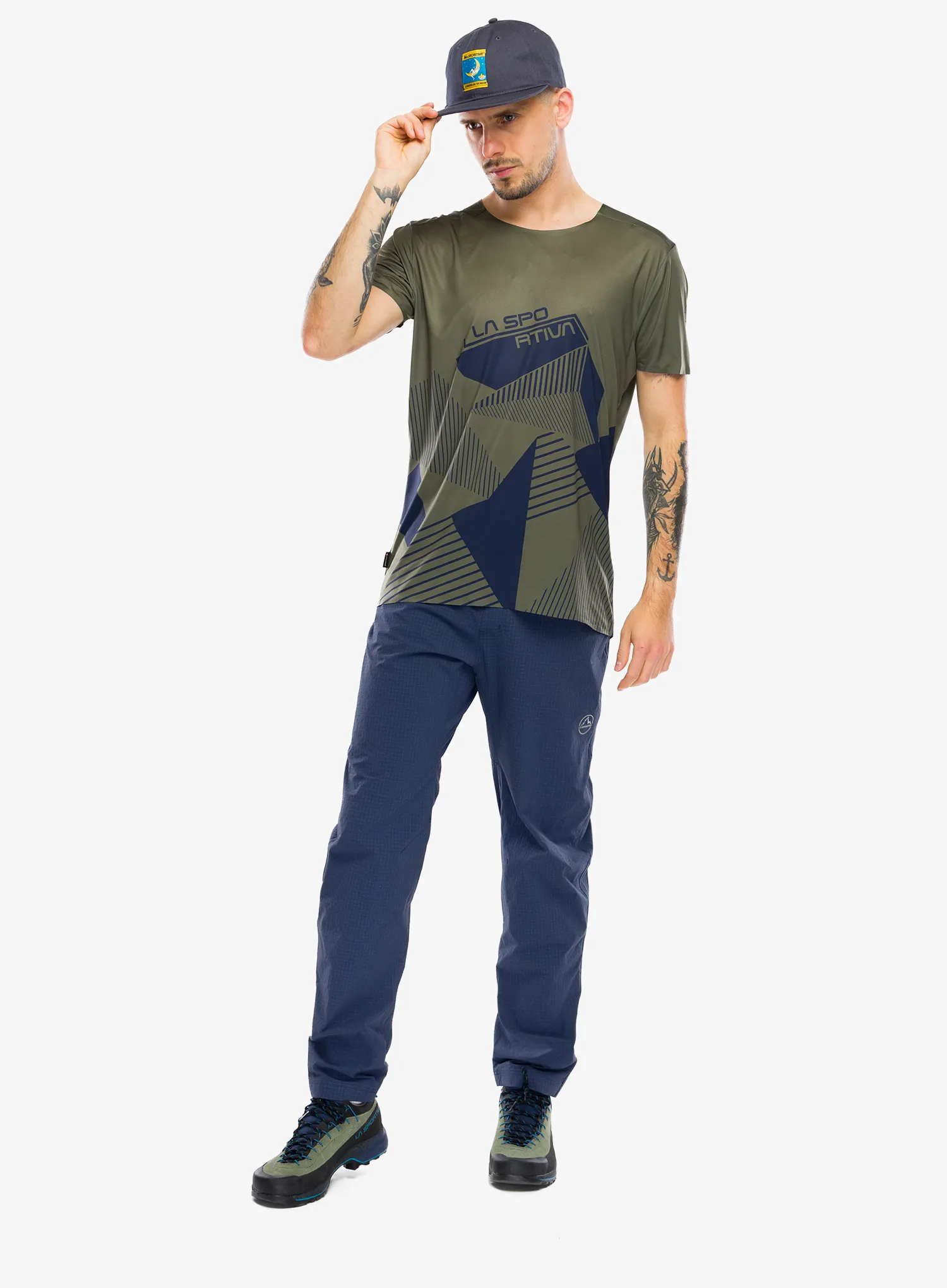 Penjačke hlače La Sportiva Helixir Pants - night sky/chalk