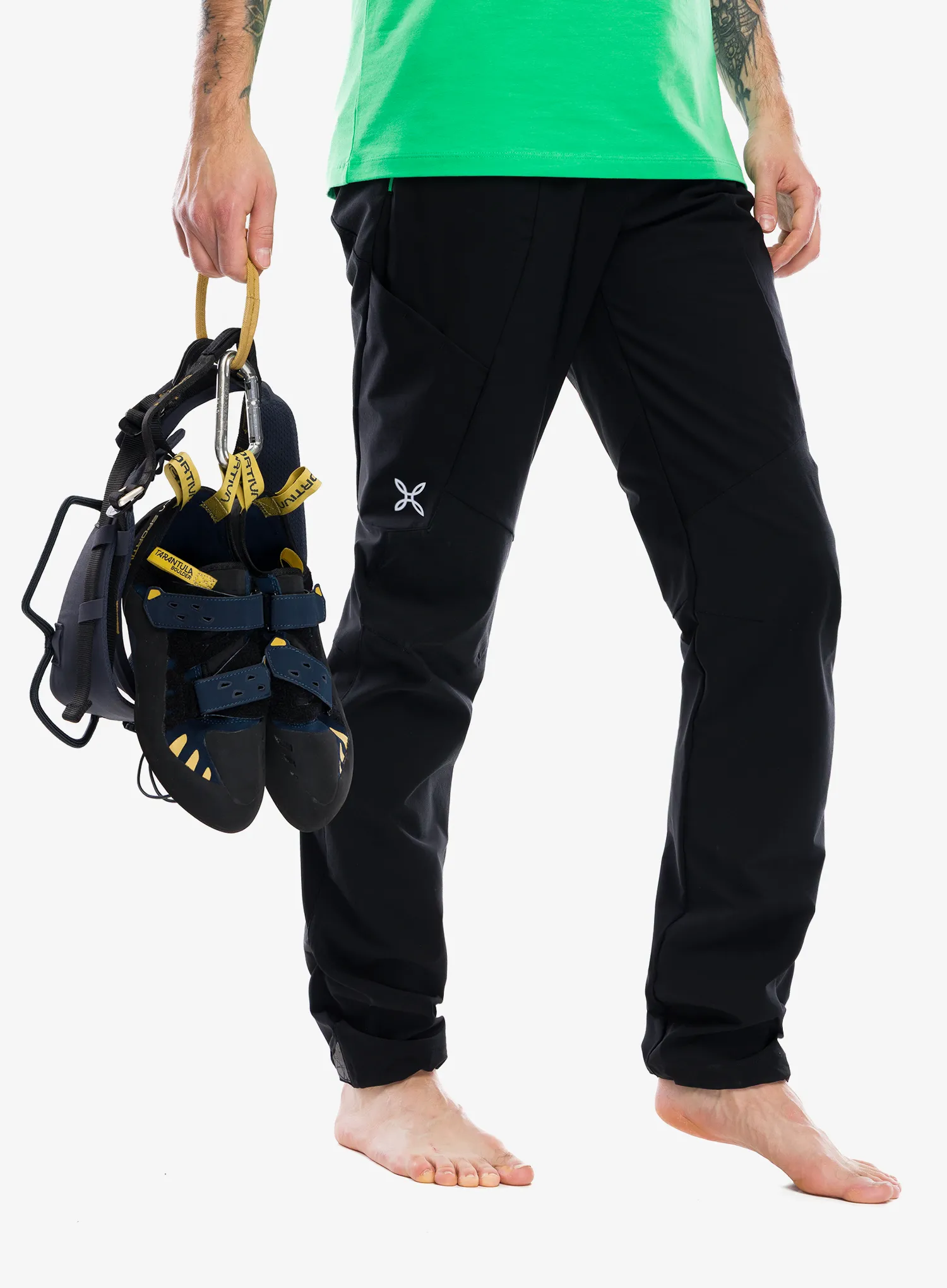 Penjačke hlače Montura Rocky 2 Pants - black/vibe green