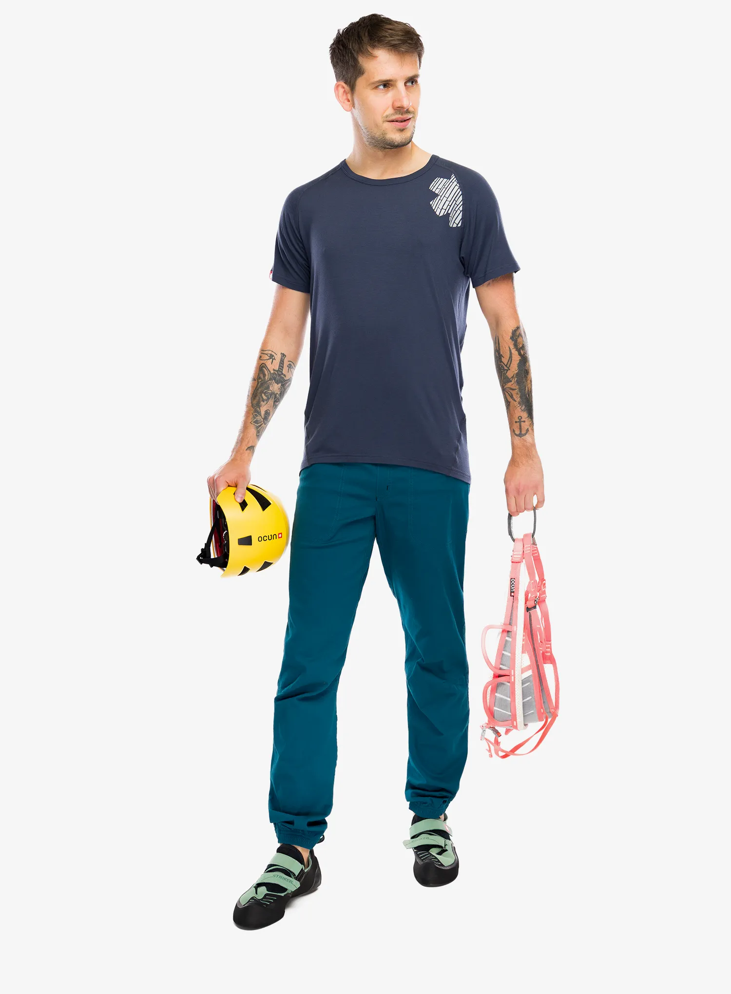 Penjačke hlače Ocun Jaws Pants - legion blue