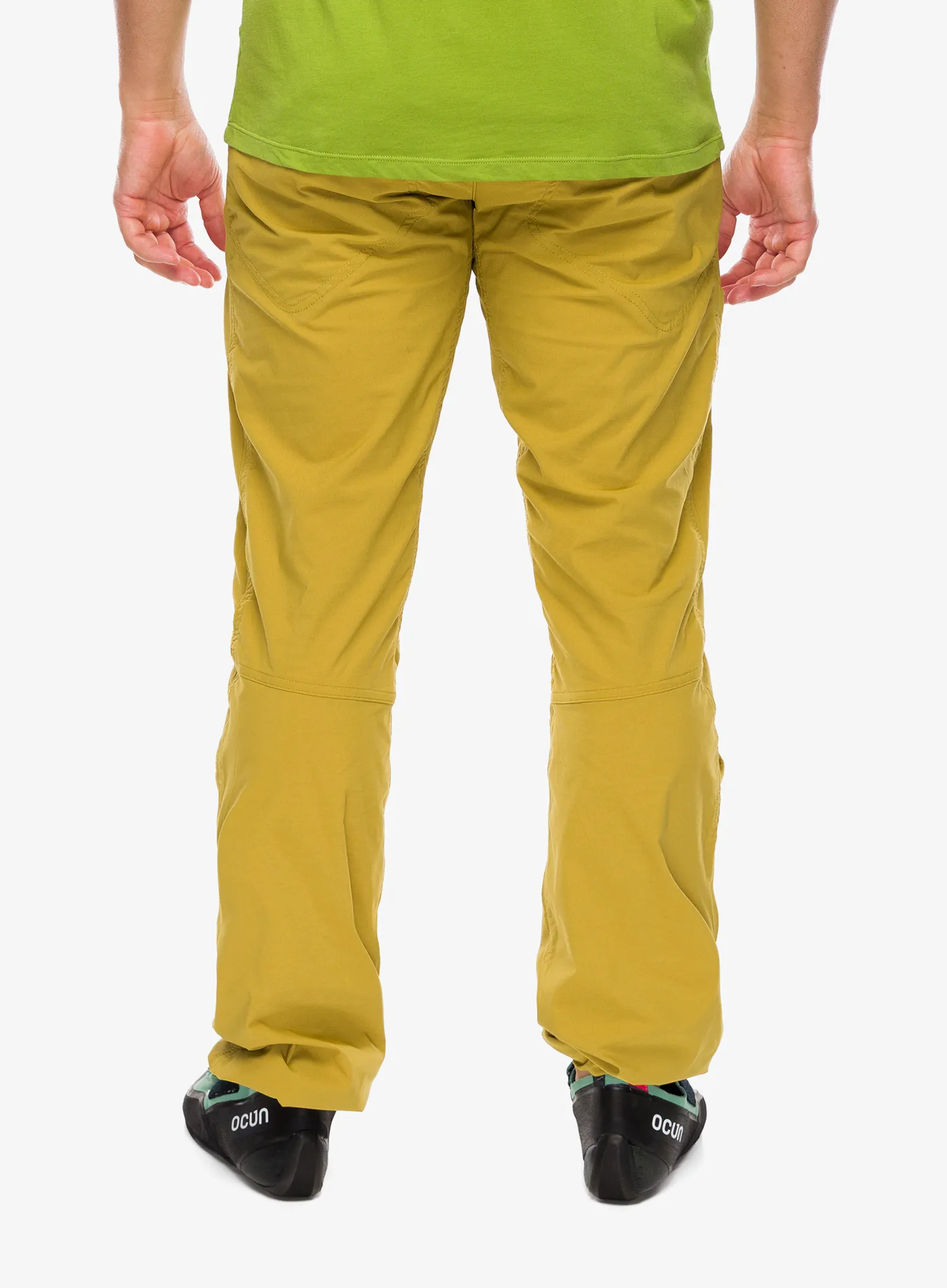 Penjačke hlače Ocun Mania Pants - yellow dried tobacco
