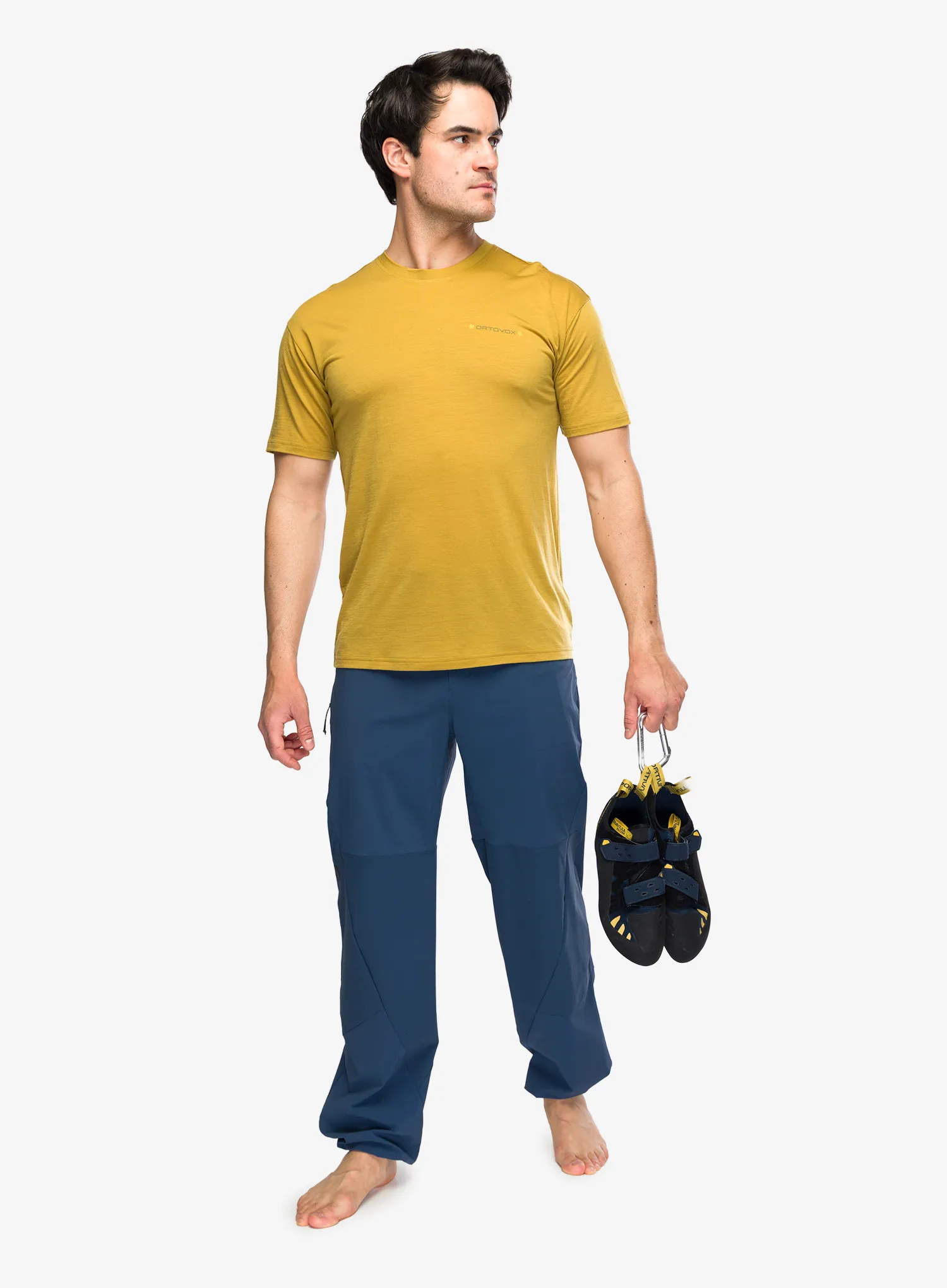 Penjačke hlače Ortovox Trad Light Pants - blue nunatak