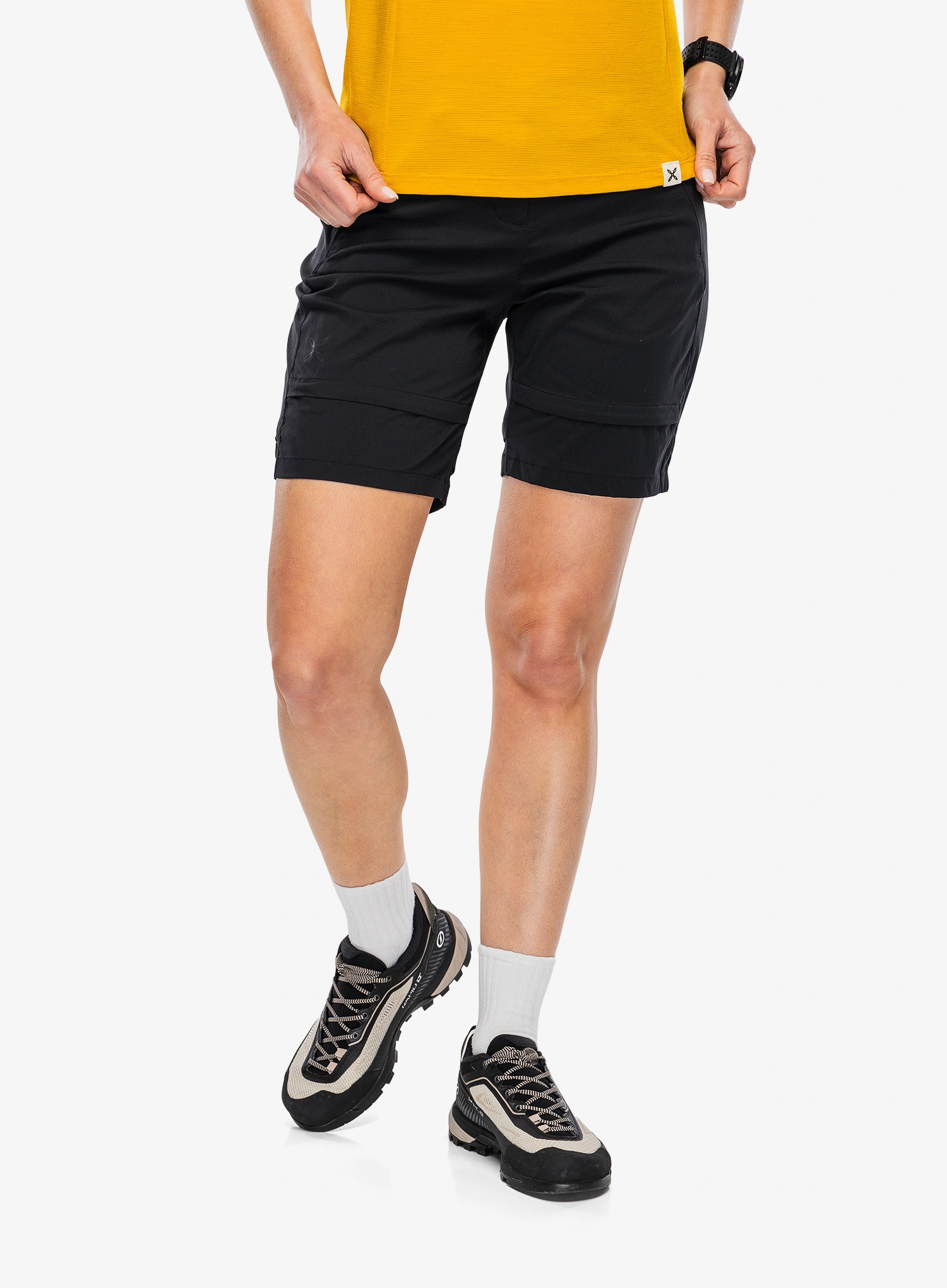 Ženske hlače s odvojivim nogavicama Montura Route Zip Off Pants - black