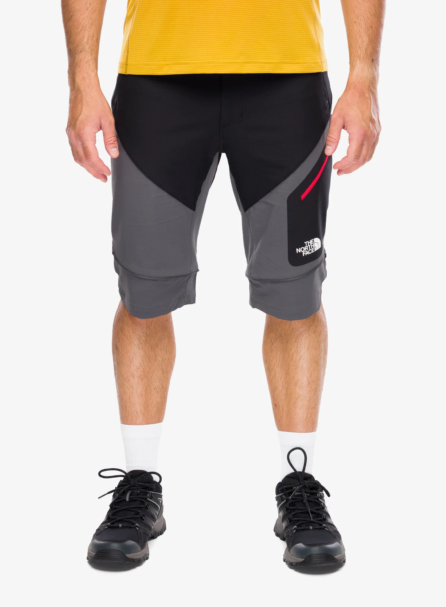 Hlače s odvojivim nogavicama The North Face Stolemberg Convertible Slim Tapered Pant - anthracite grey/tnf black