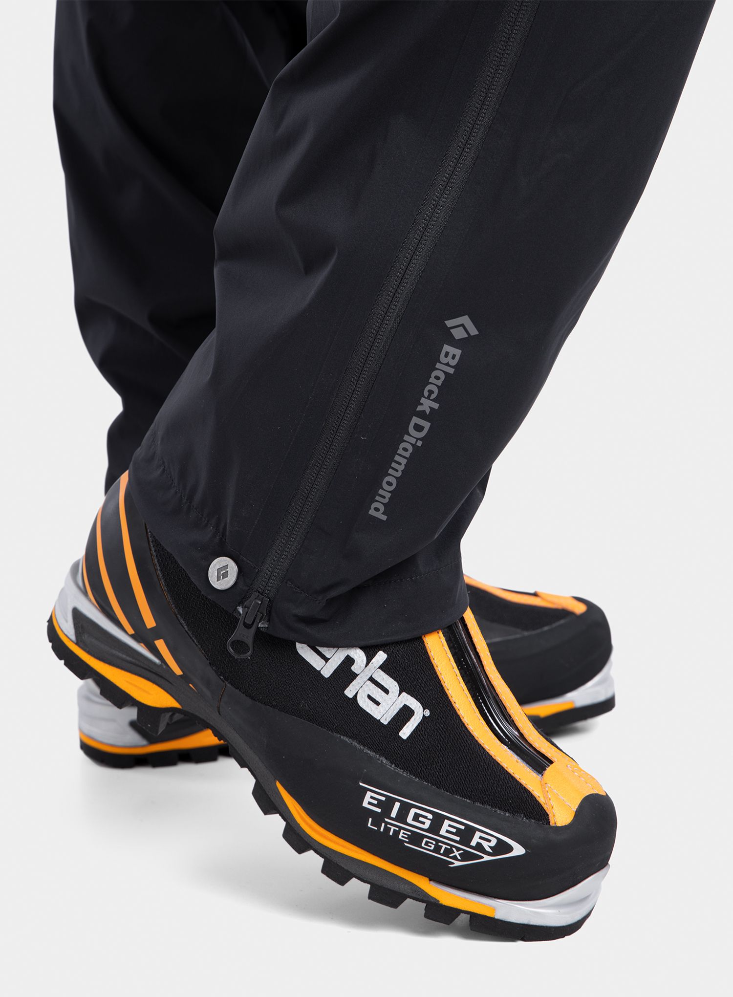 Hlače Black Diamond StormLine Stretch Full Zip Rain Pants - black