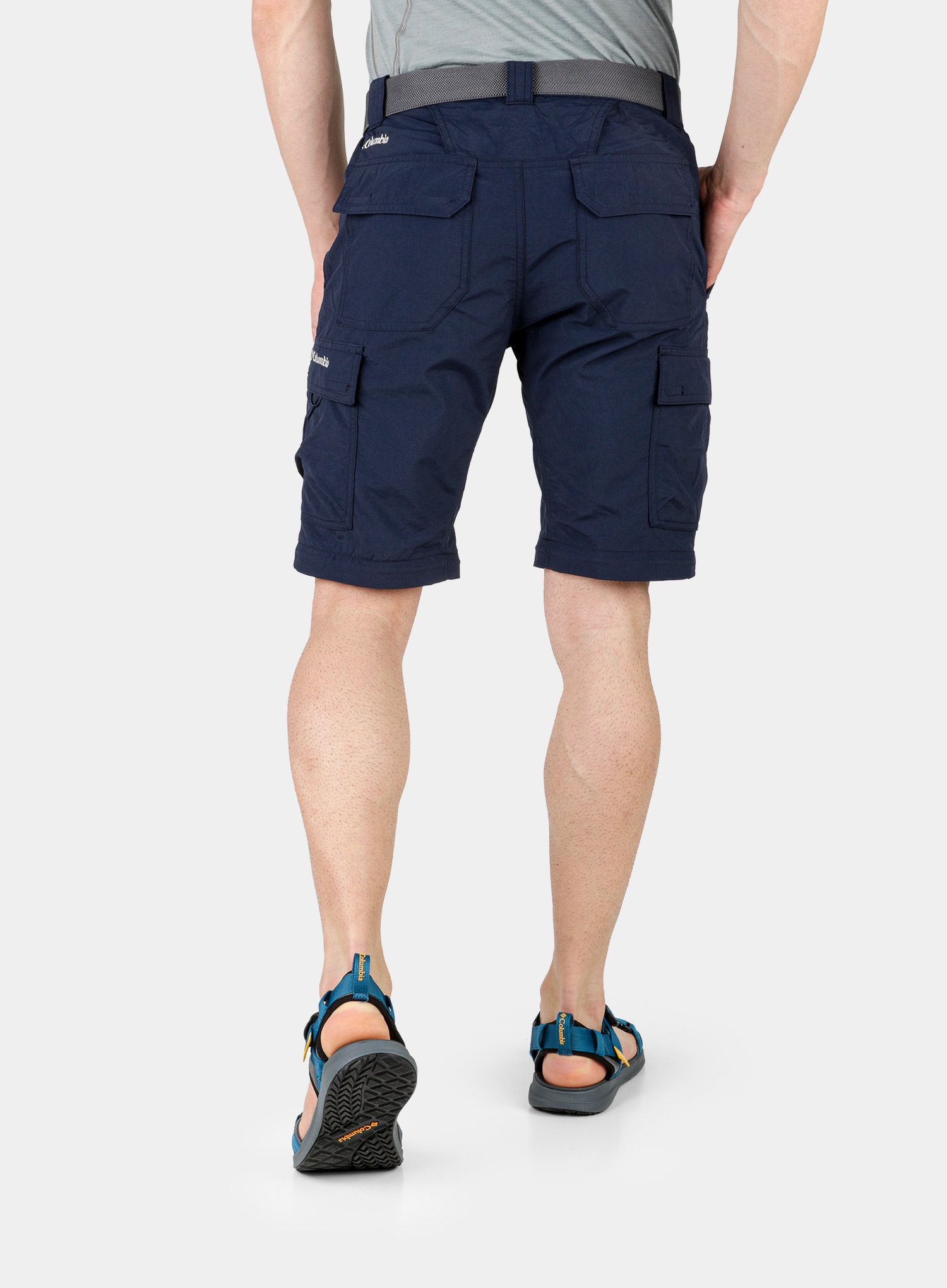 Planinarske hlače Columbia Silver Ridge II Convertible - collegiate navy