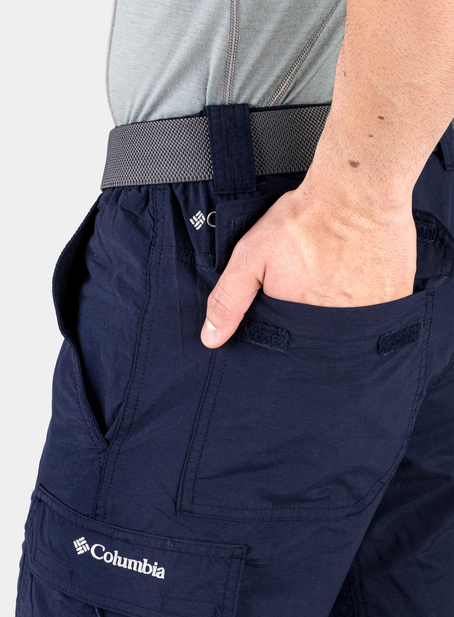 Planinarske hlače Columbia Silver Ridge II Convertible - collegiate navy