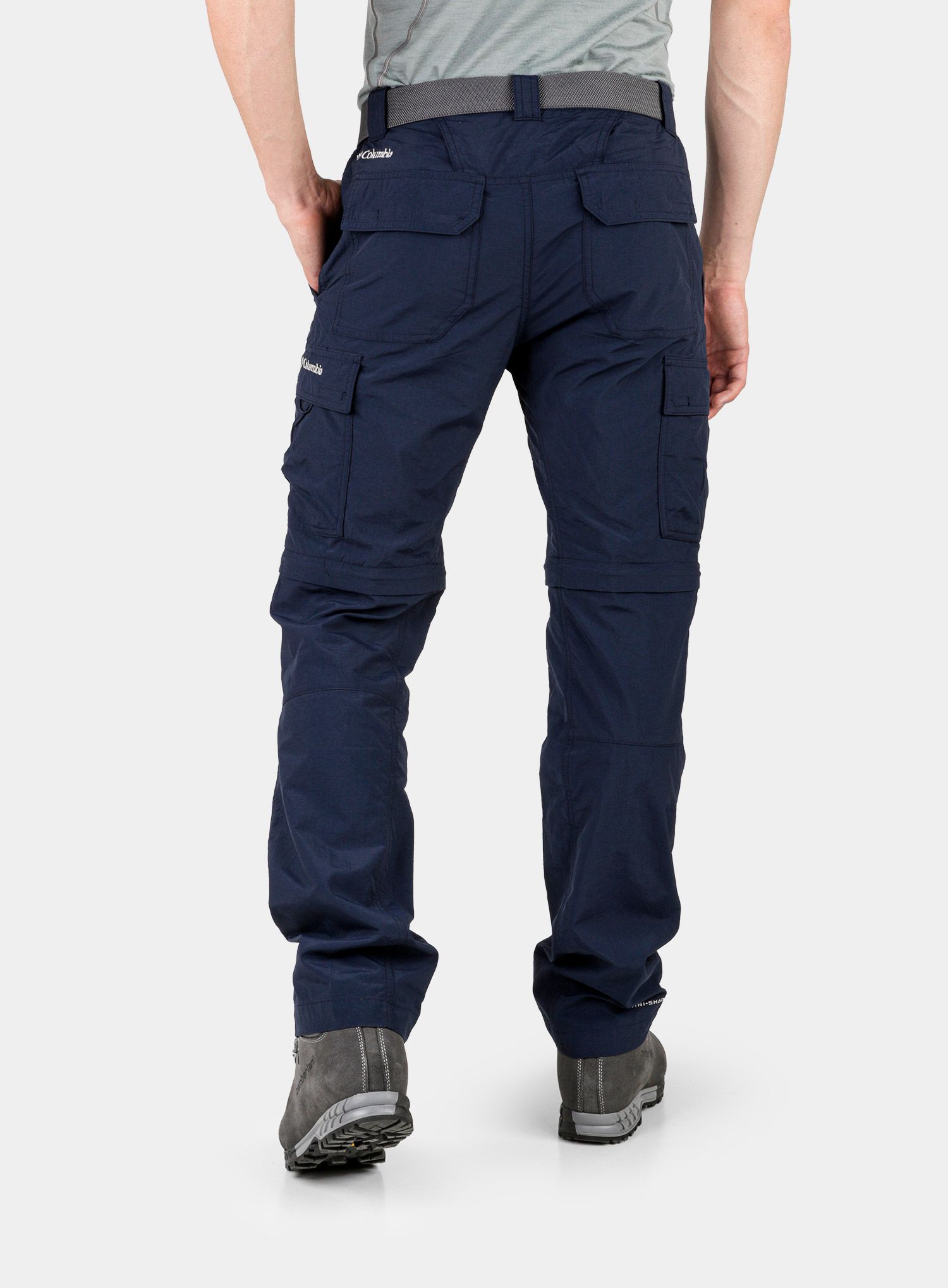 Planinarske hlače Columbia Silver Ridge II Convertible - collegiate navy
