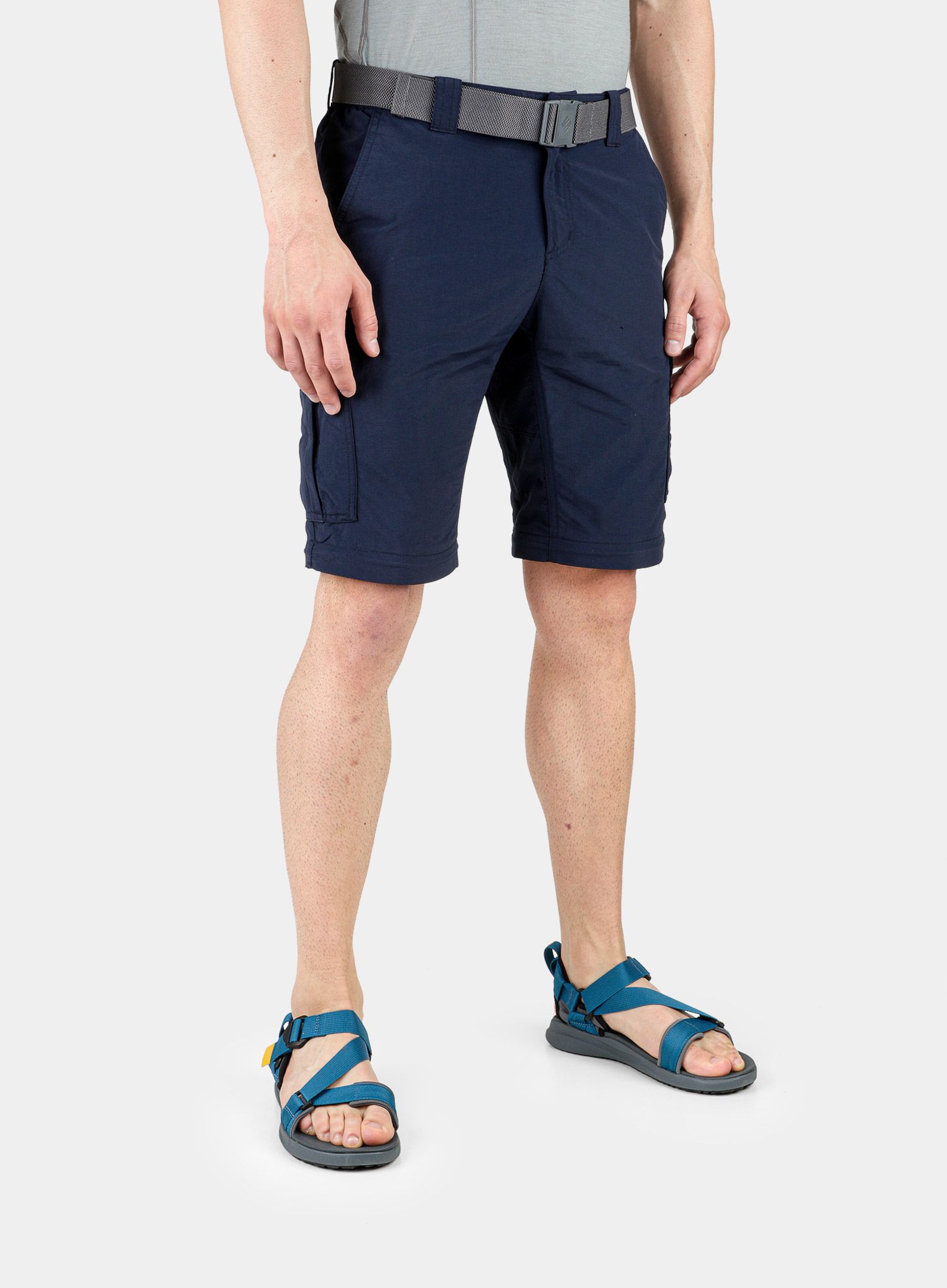 Planinarske hlače Columbia Silver Ridge II Convertible - collegiate navy