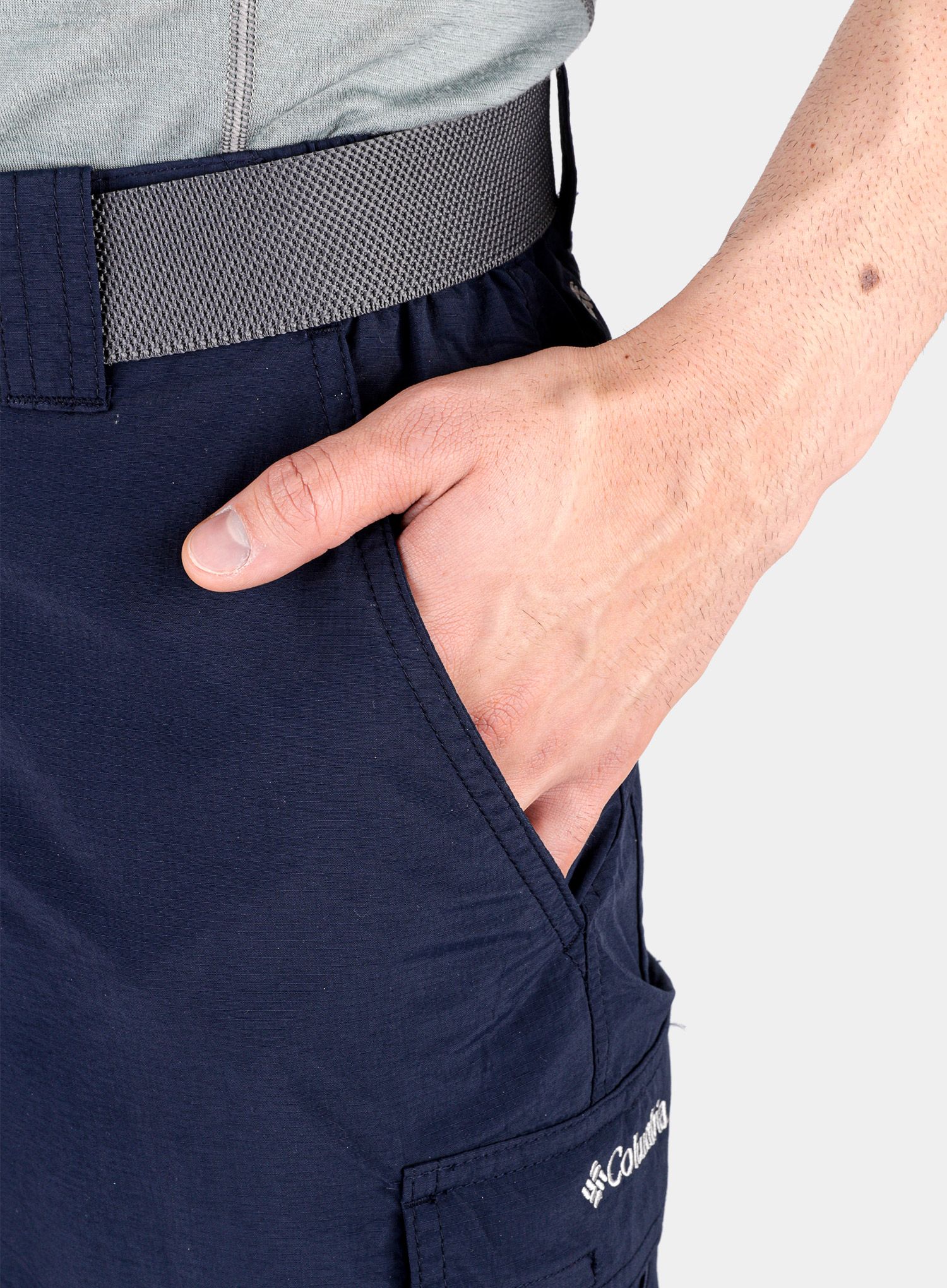 Planinarske hlače Columbia Silver Ridge II Convertible - collegiate navy