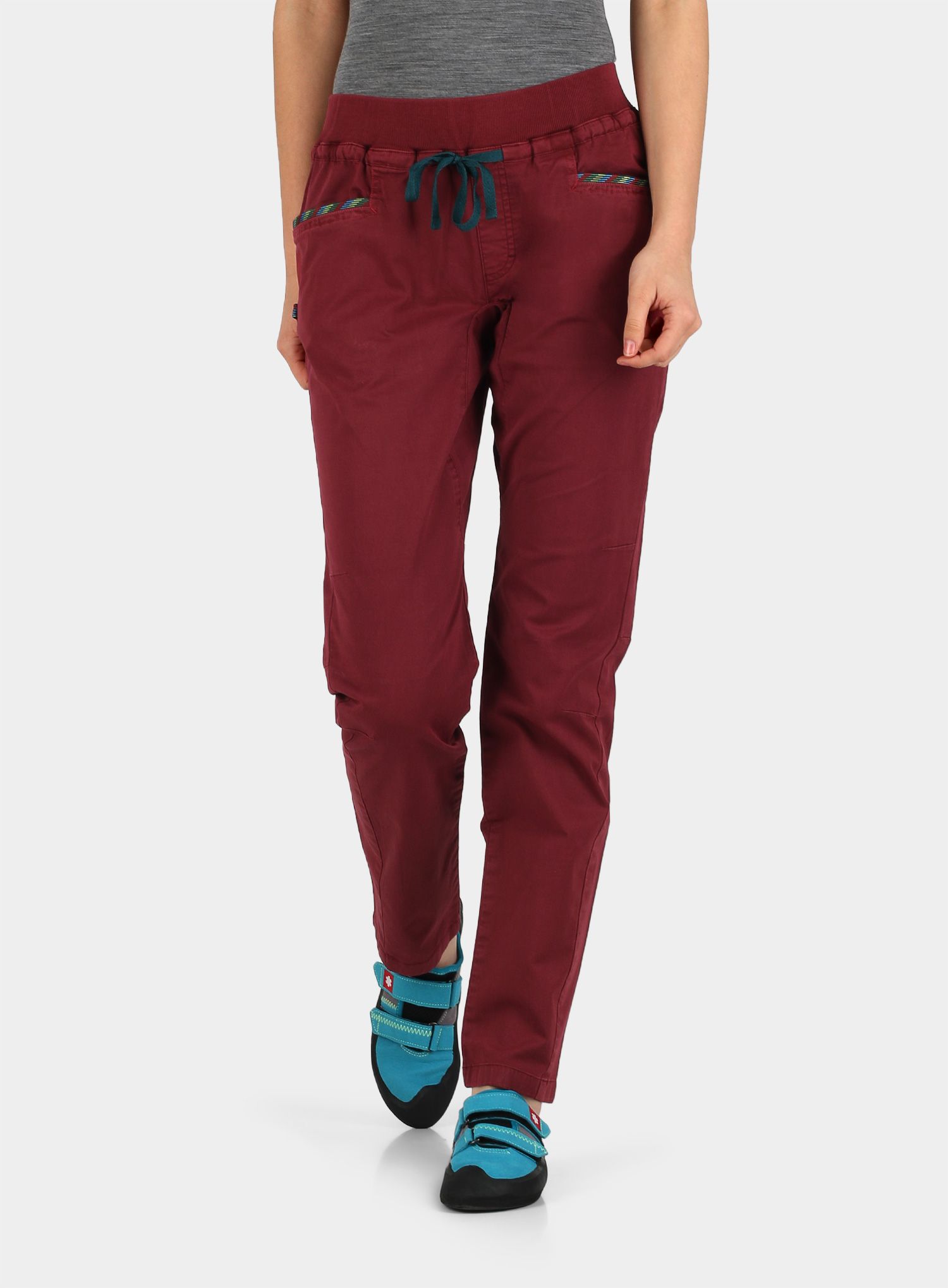 Ženske hlače Edelrid Glory Pants IV - aubergine