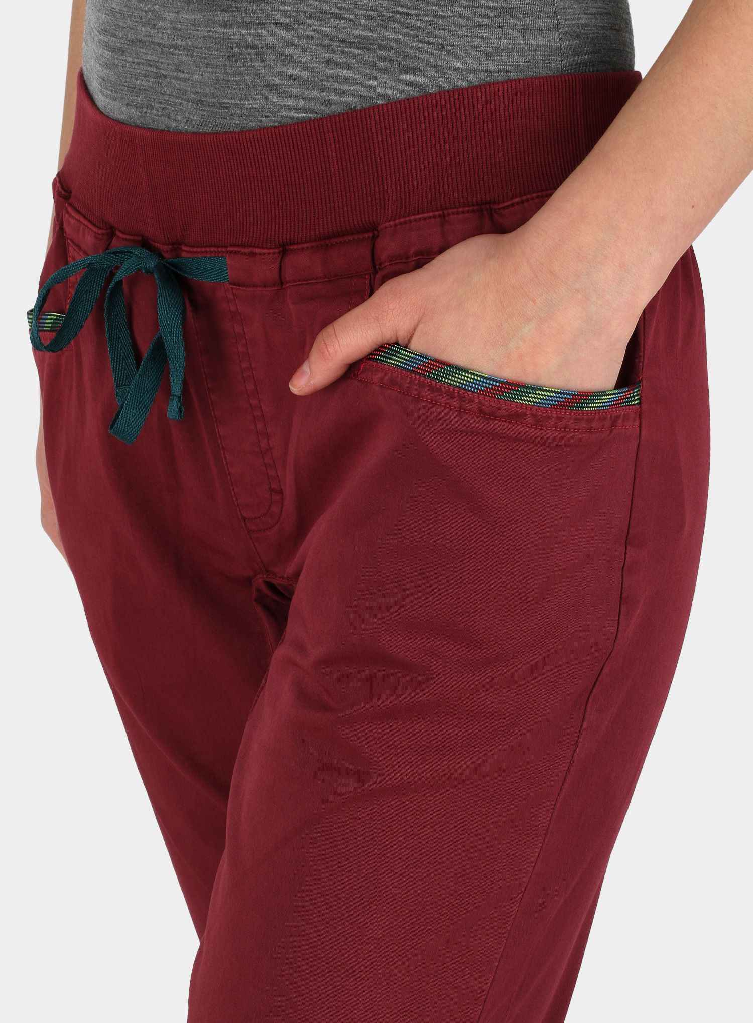Ženske hlače Edelrid Glory Pants IV - aubergine