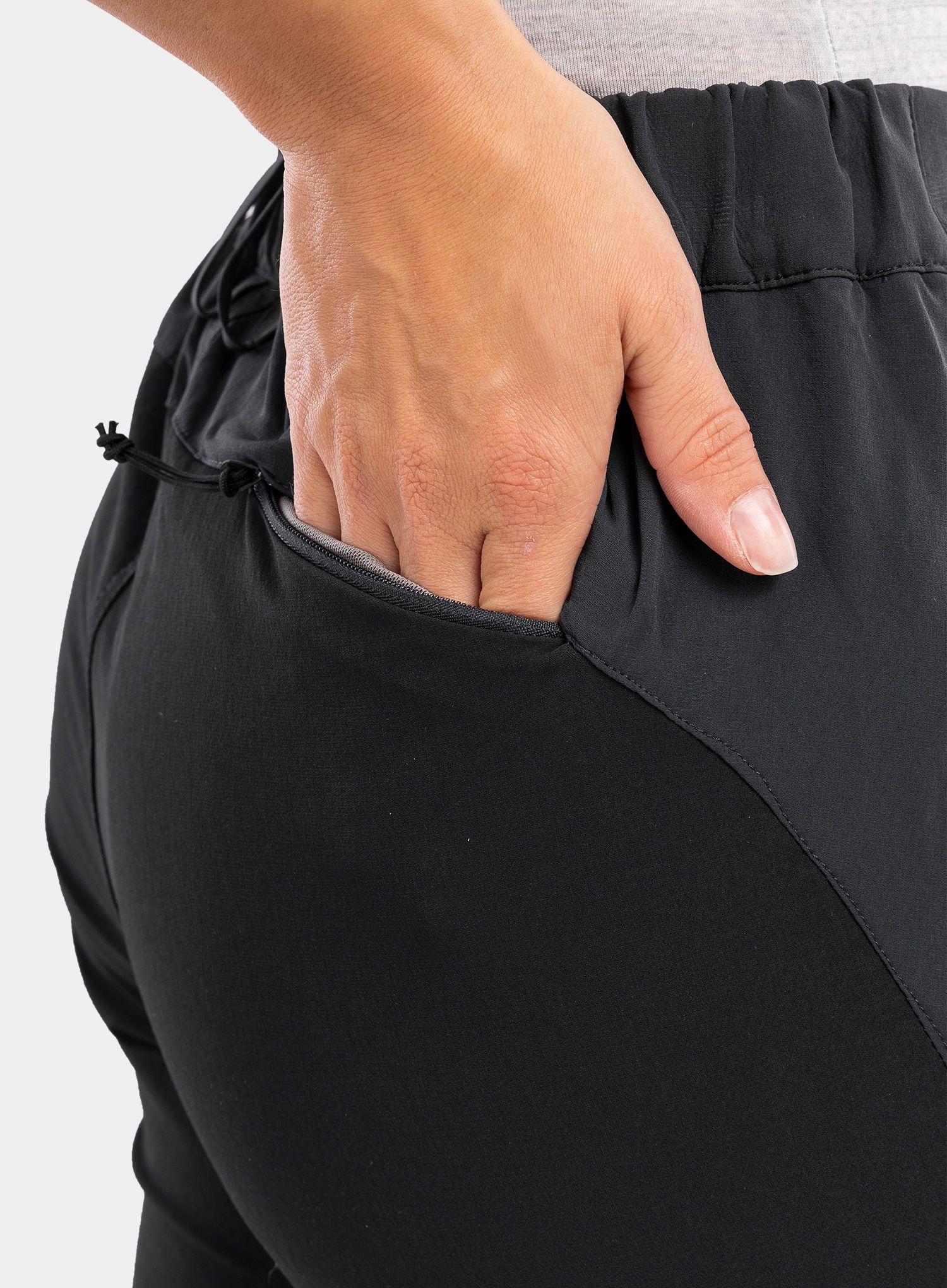 Ženske hlače Rab Torque Mountain Pants - beluga/black