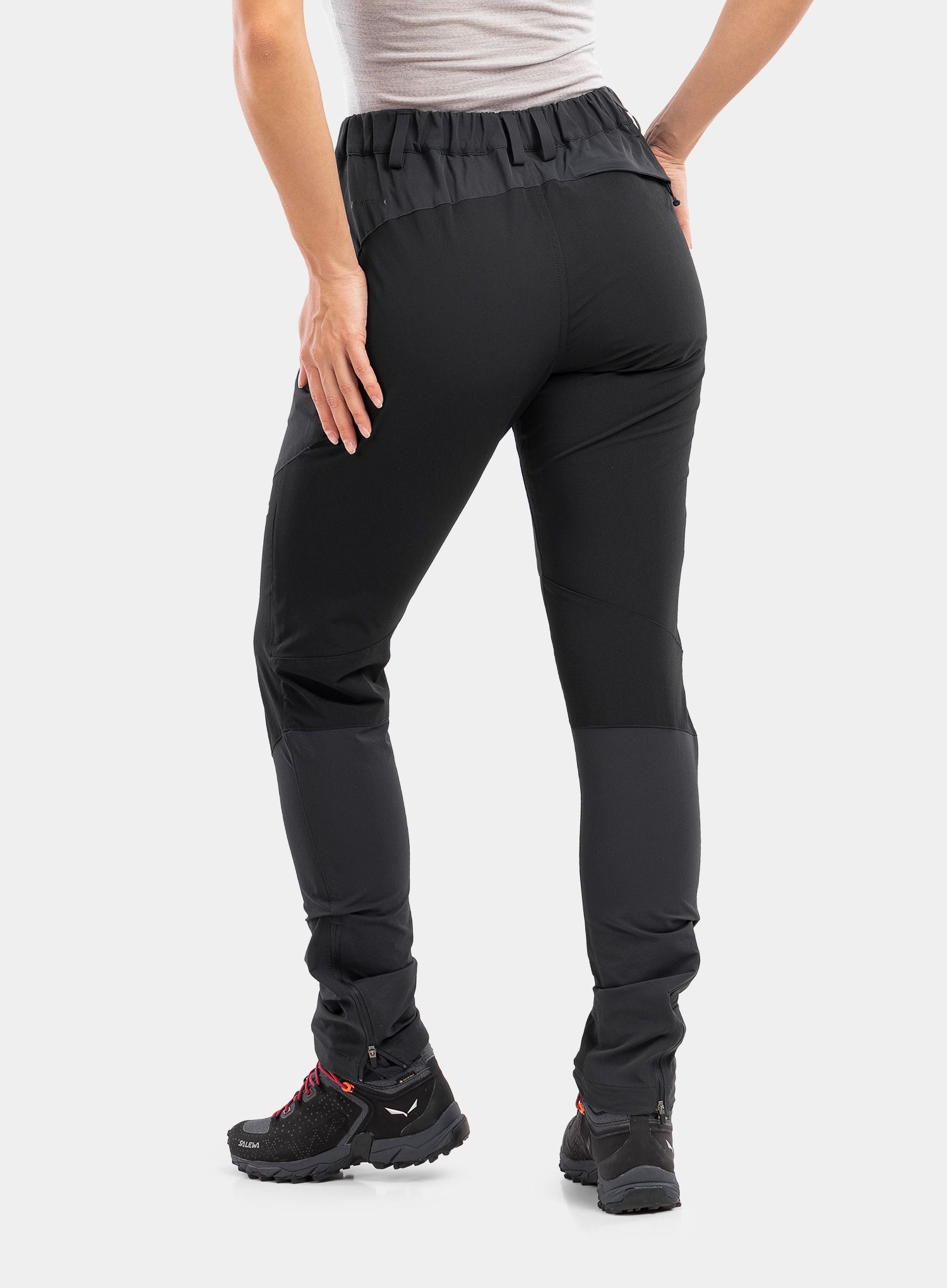 Ženske hlače Rab Torque Mountain Pants - beluga/black
