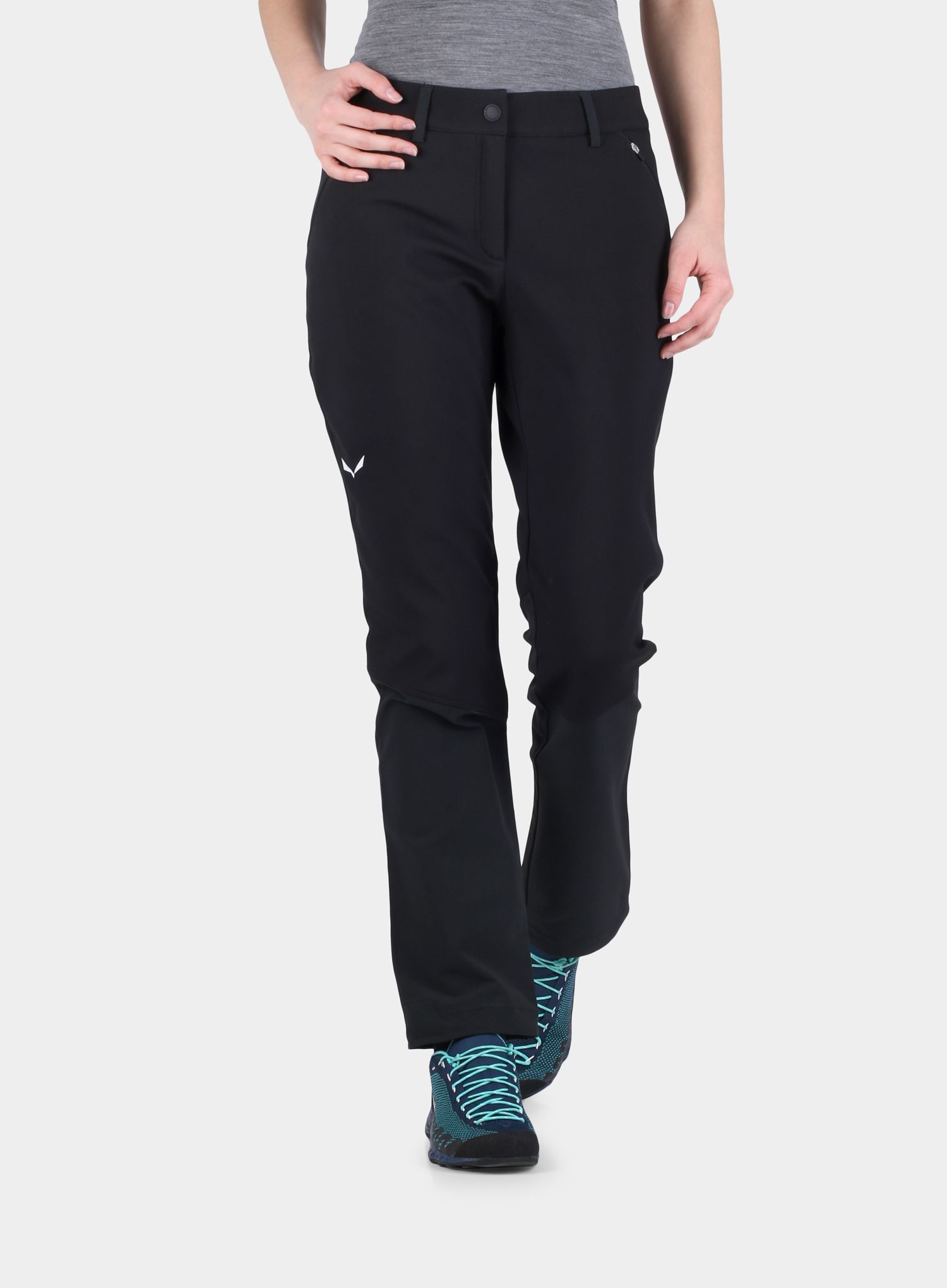 Ženske trekking hlače Salewa Dolomia Pant - black out
