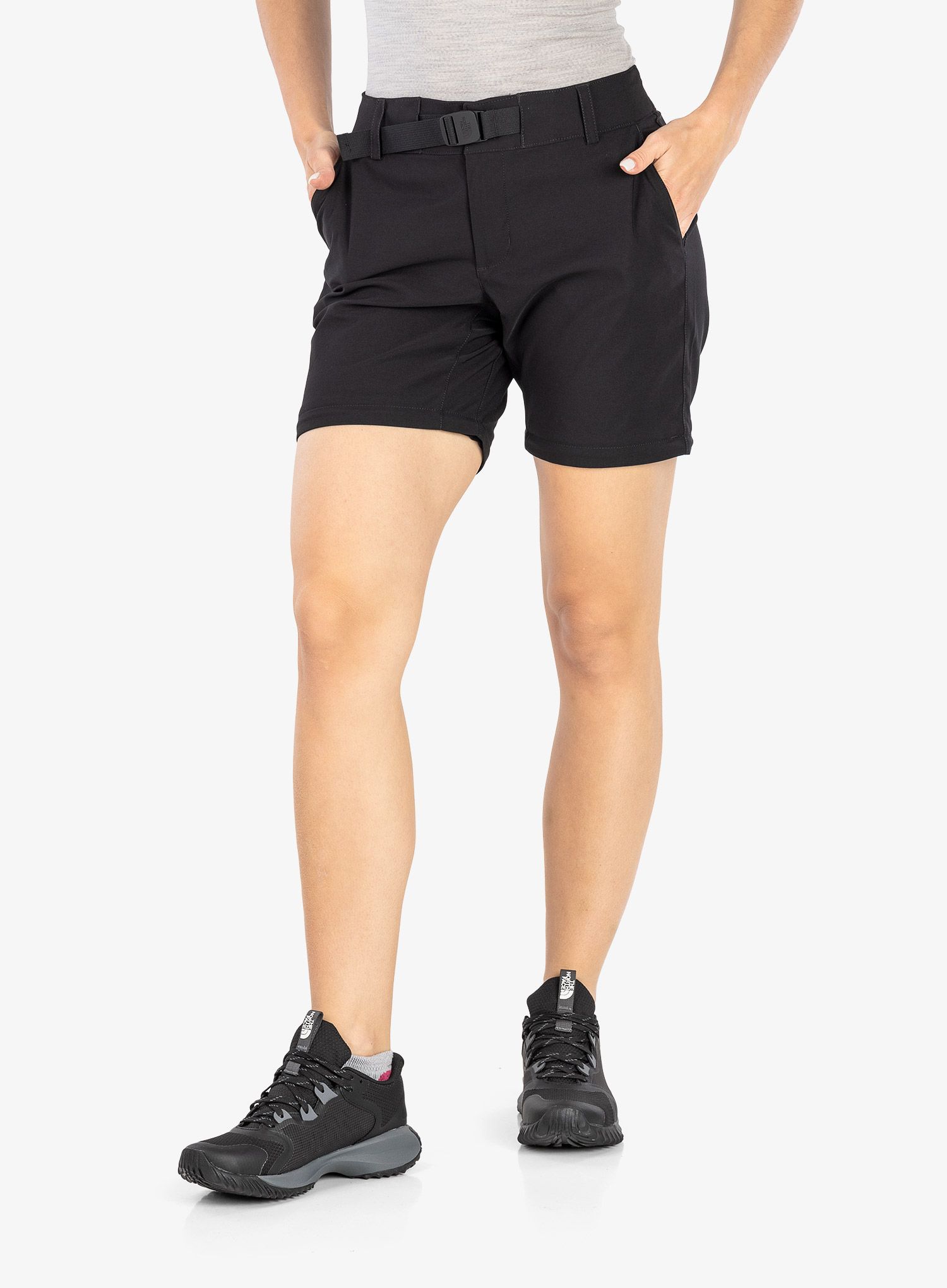 Ženske hlače The North Face Paramount Convertible Mid Rise - tnf black