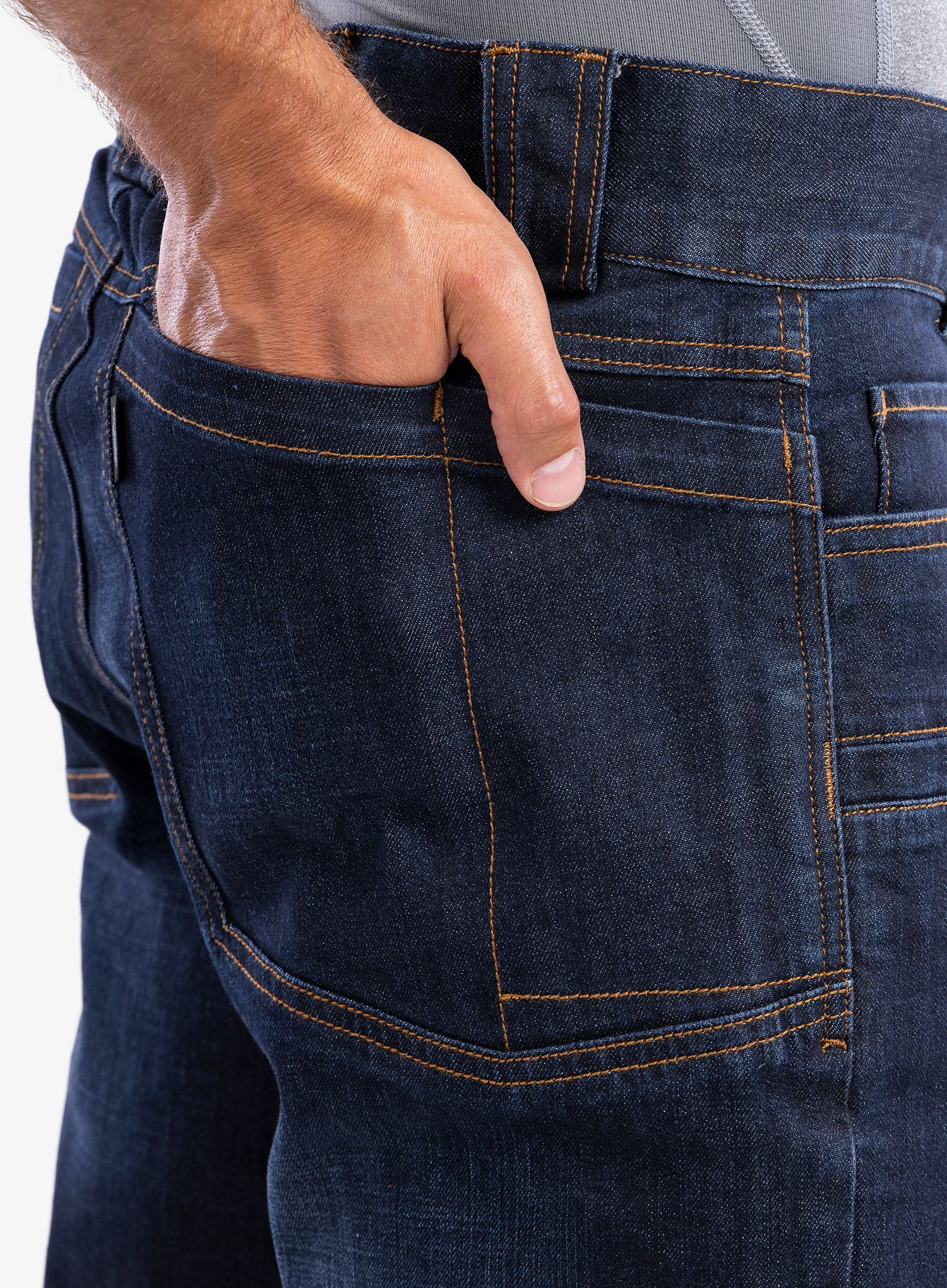 Hlače Helikon-Tex Greyman Tactical Jeans - Denim Mid - dark blue