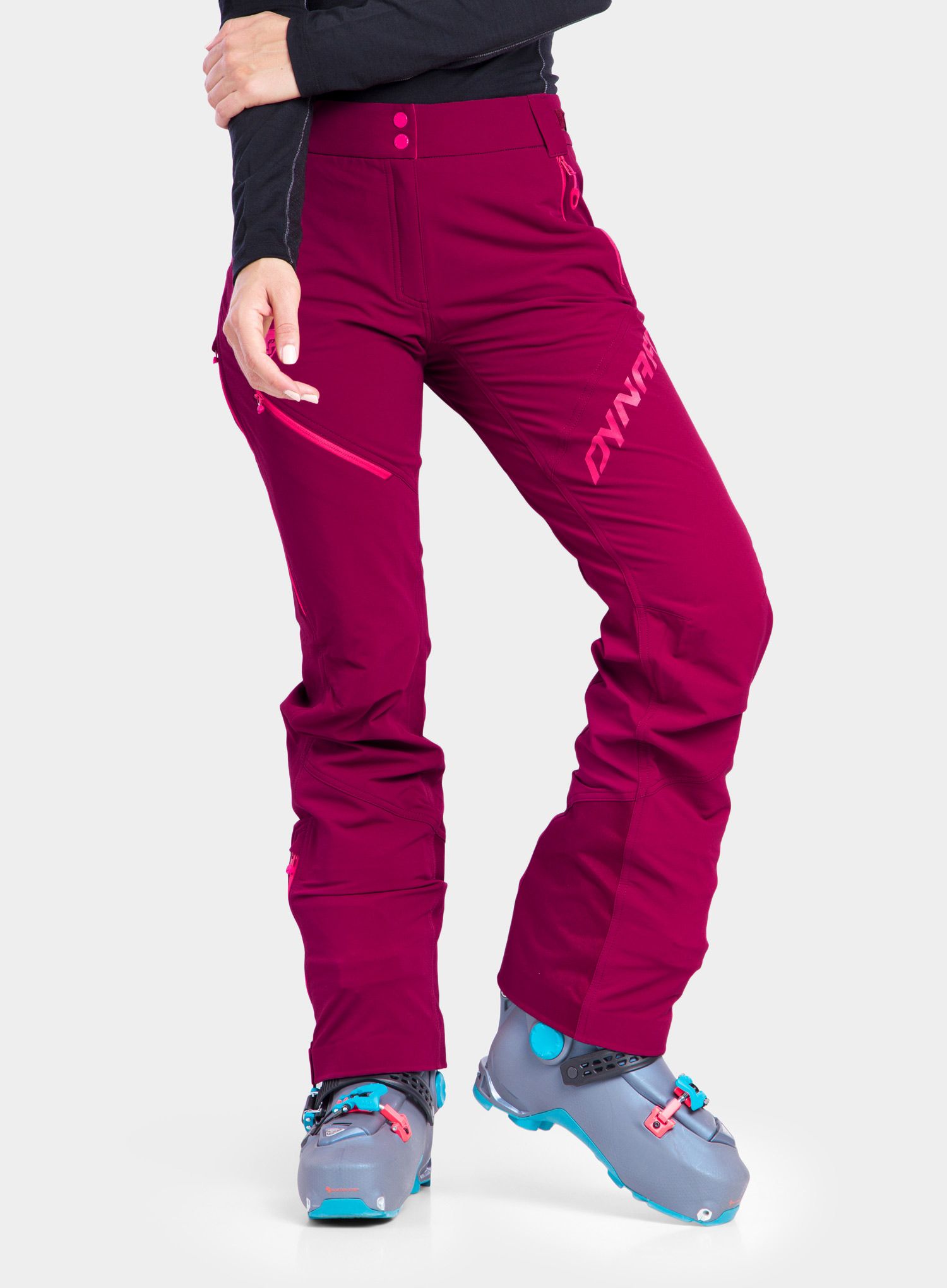 Ženske hlače za turno skijanje Dynafit Mercury 2 Dynastretch Pants - beet red