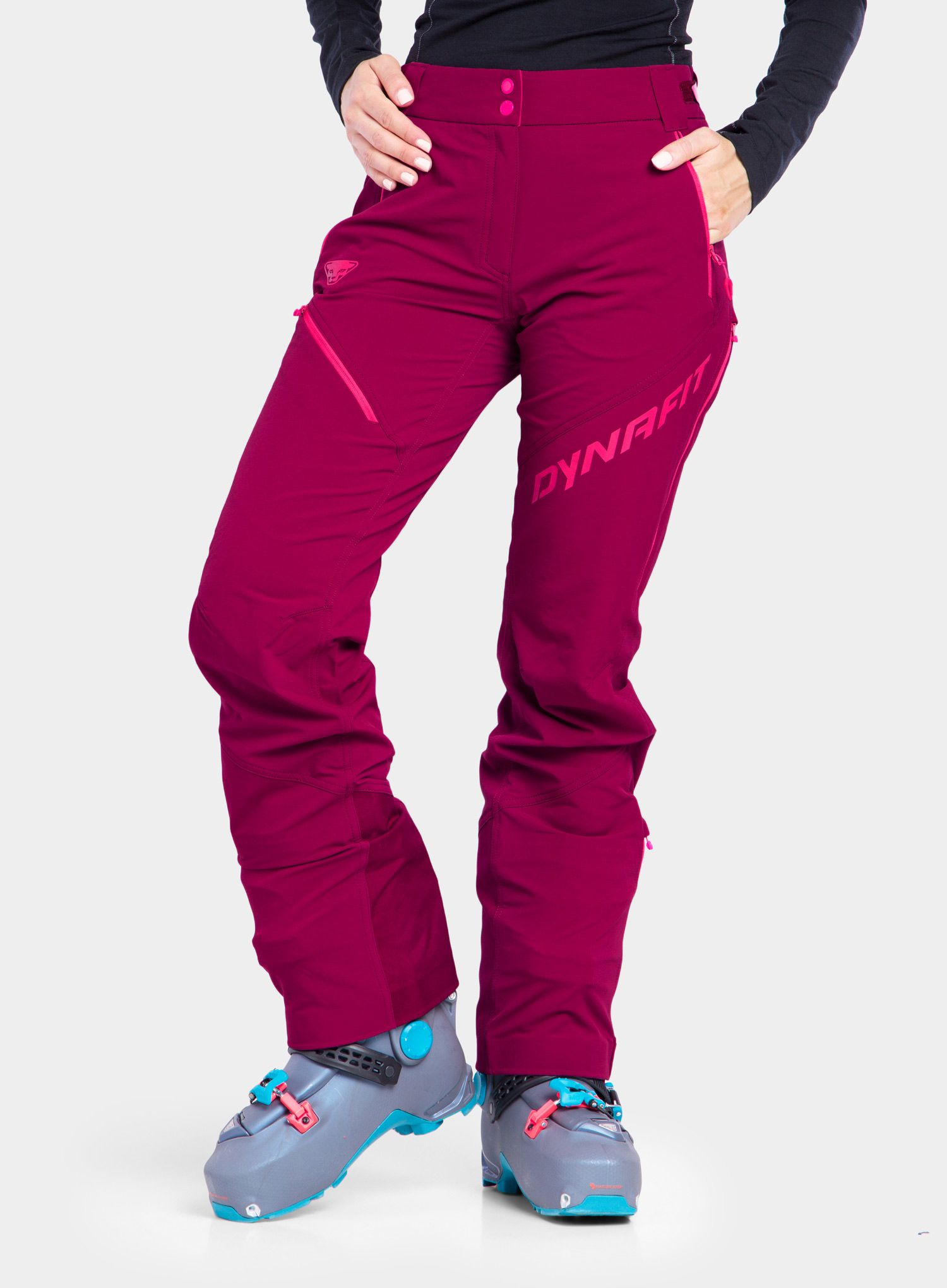 Ženske hlače za turno skijanje Dynafit Mercury 2 Dynastretch Pants - beet red