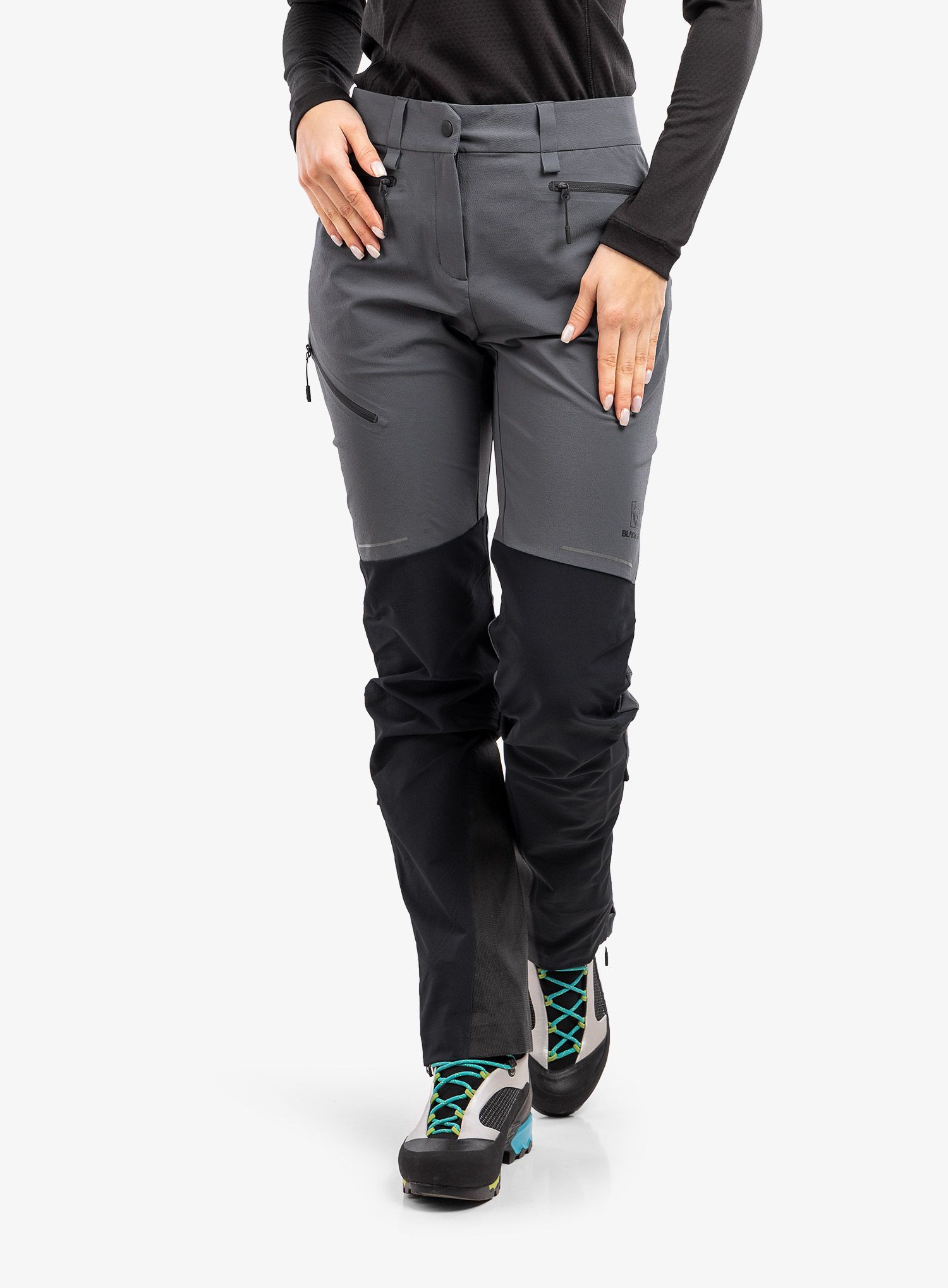 Ženske trekking hlače BlackYak Aceh Pants - iron gate