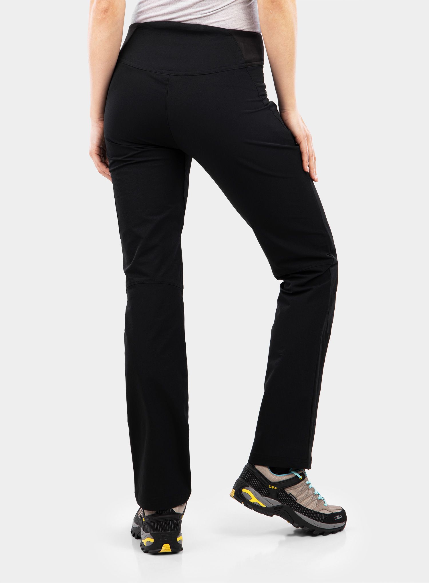 Ženske planinarske hlače CMP Ossia Pant Stretch Nylon - nero