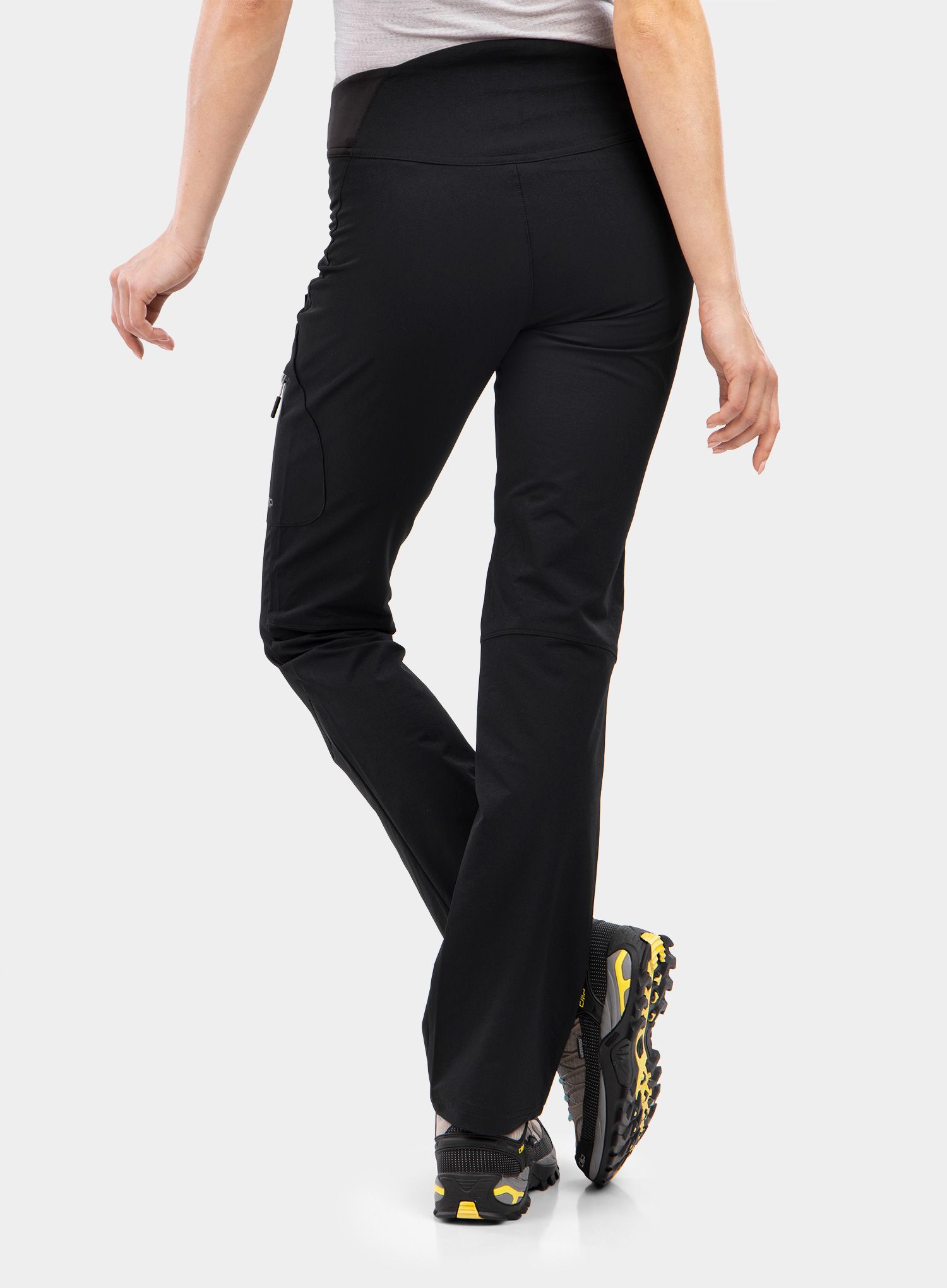 Ženske planinarske hlače CMP Ossia Pant Stretch Nylon - nero