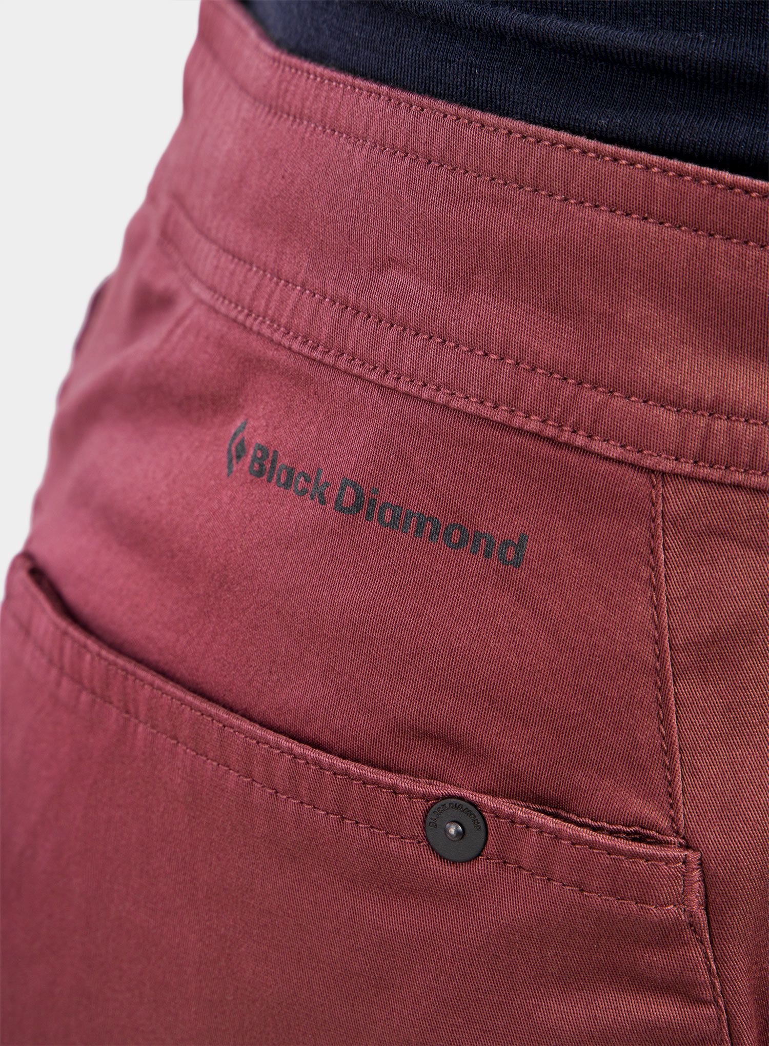 Ženske penjačke hlače Black Diamond Credo Pants - cherrywood