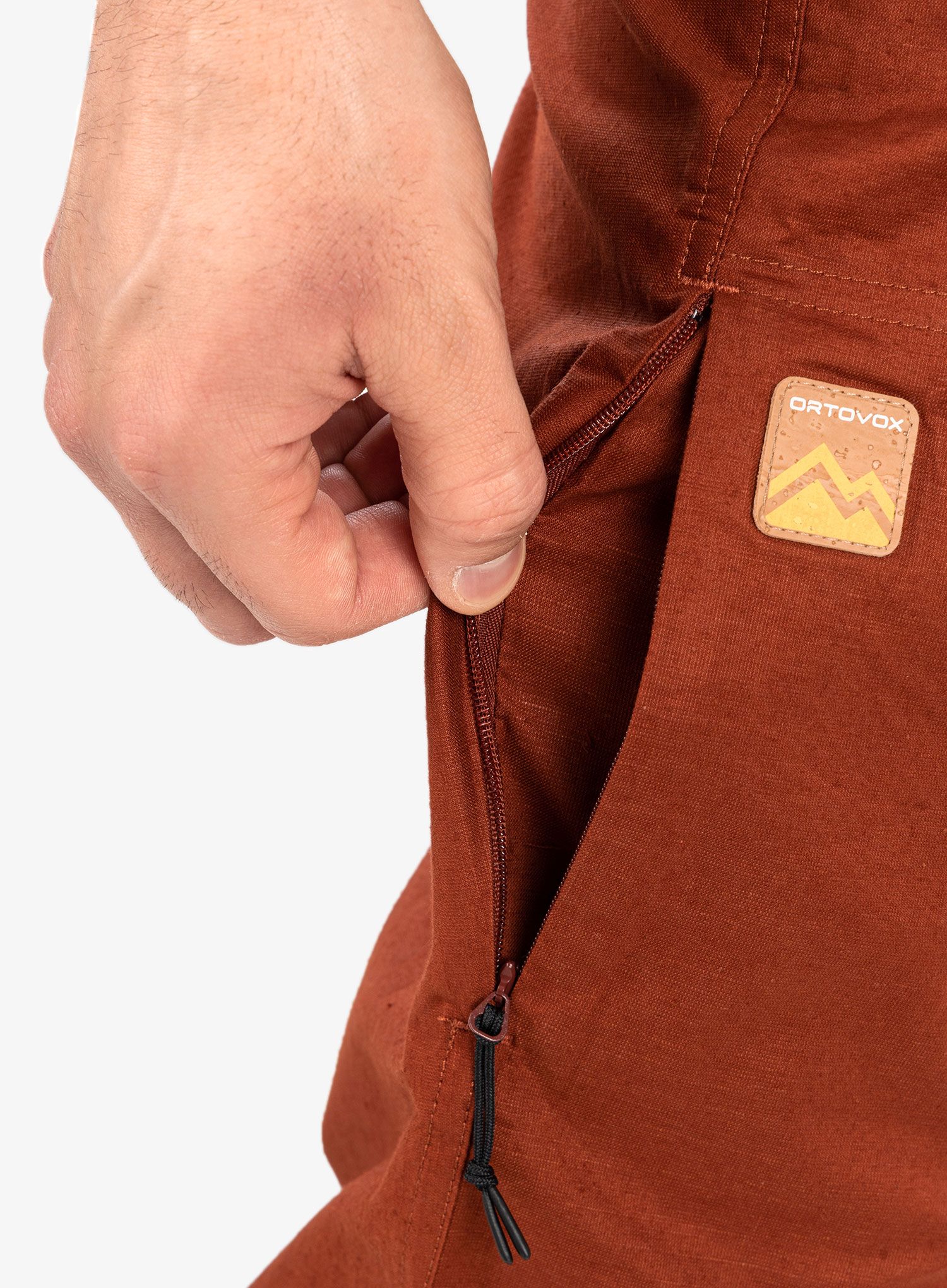 Penjačke hlače Ortovox Valbon Pants - clay orange