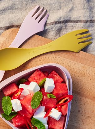Pribor za jelo Light My Fire Spork L BIO - mystyyellow bulk