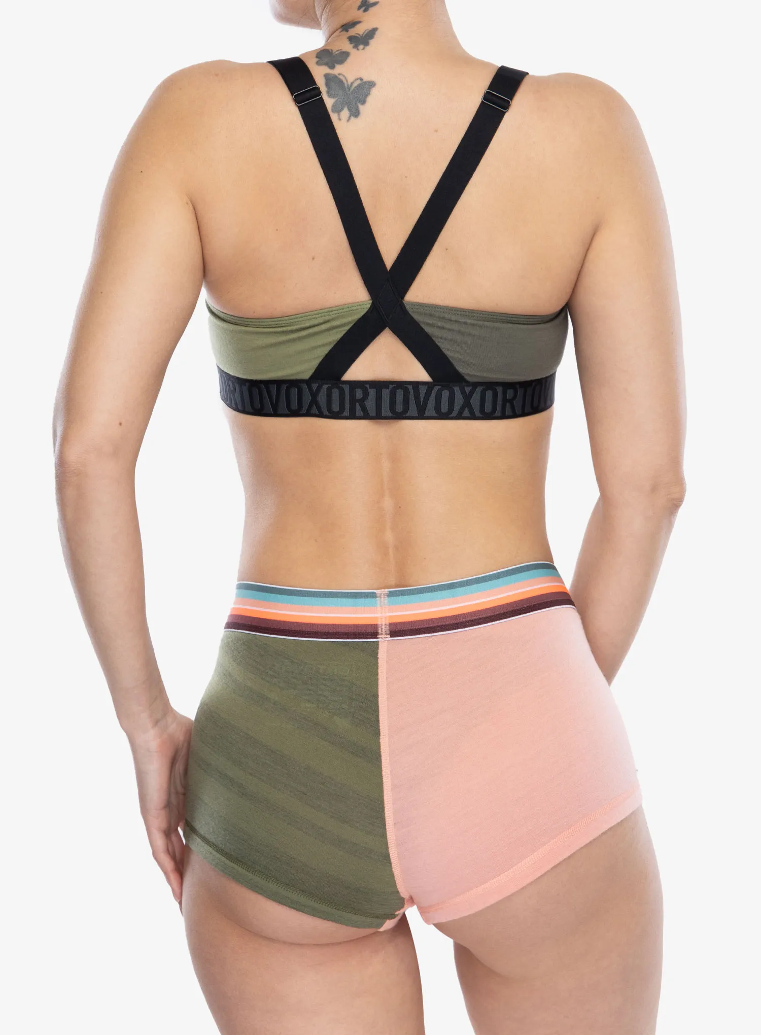 Sportski grudnjak Ortovox 150 Essential Sports Top - wild herbs