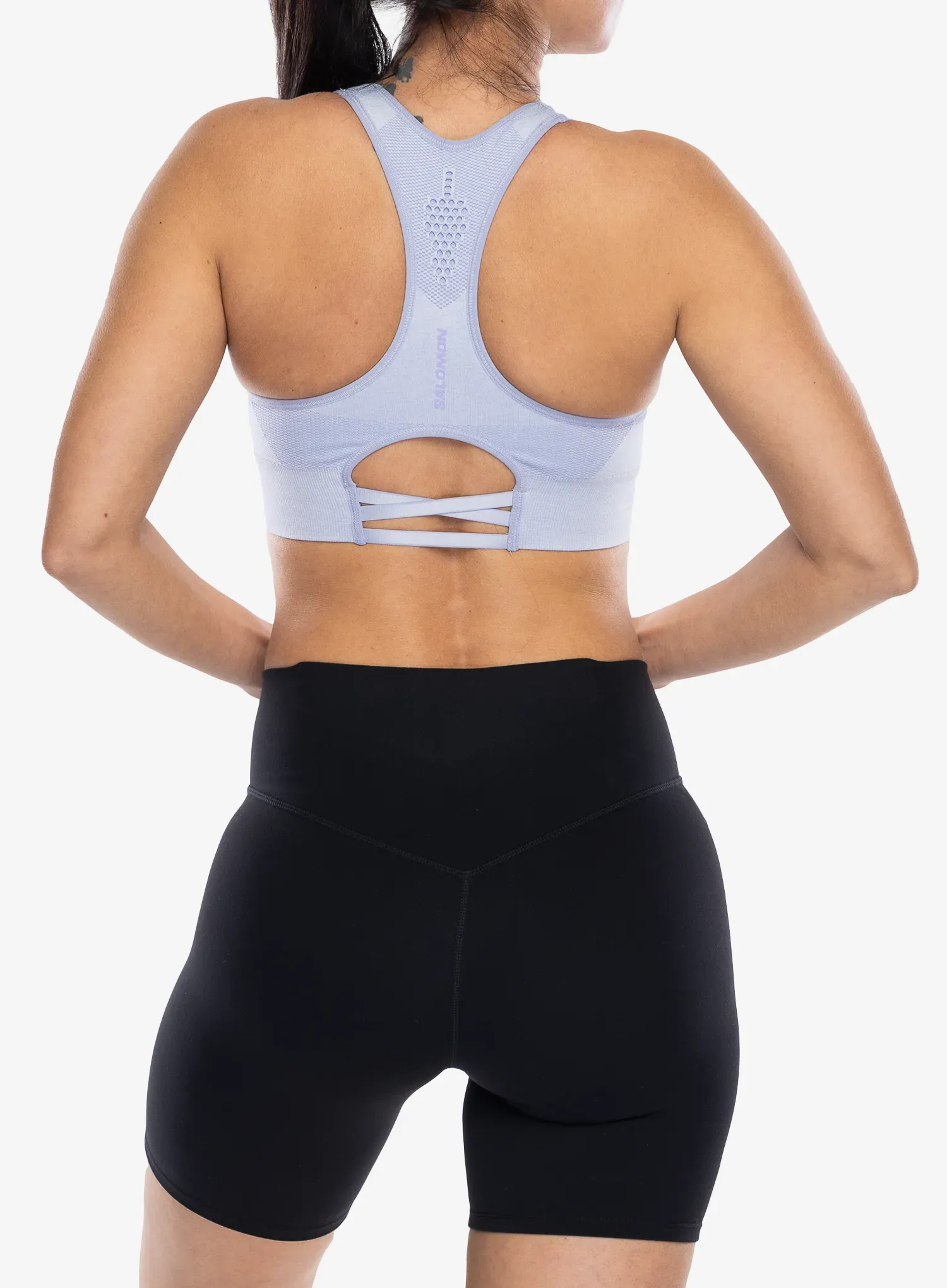 Sportski grudnjak Salomon Elevate Move On Bra - cosmic sky/heather