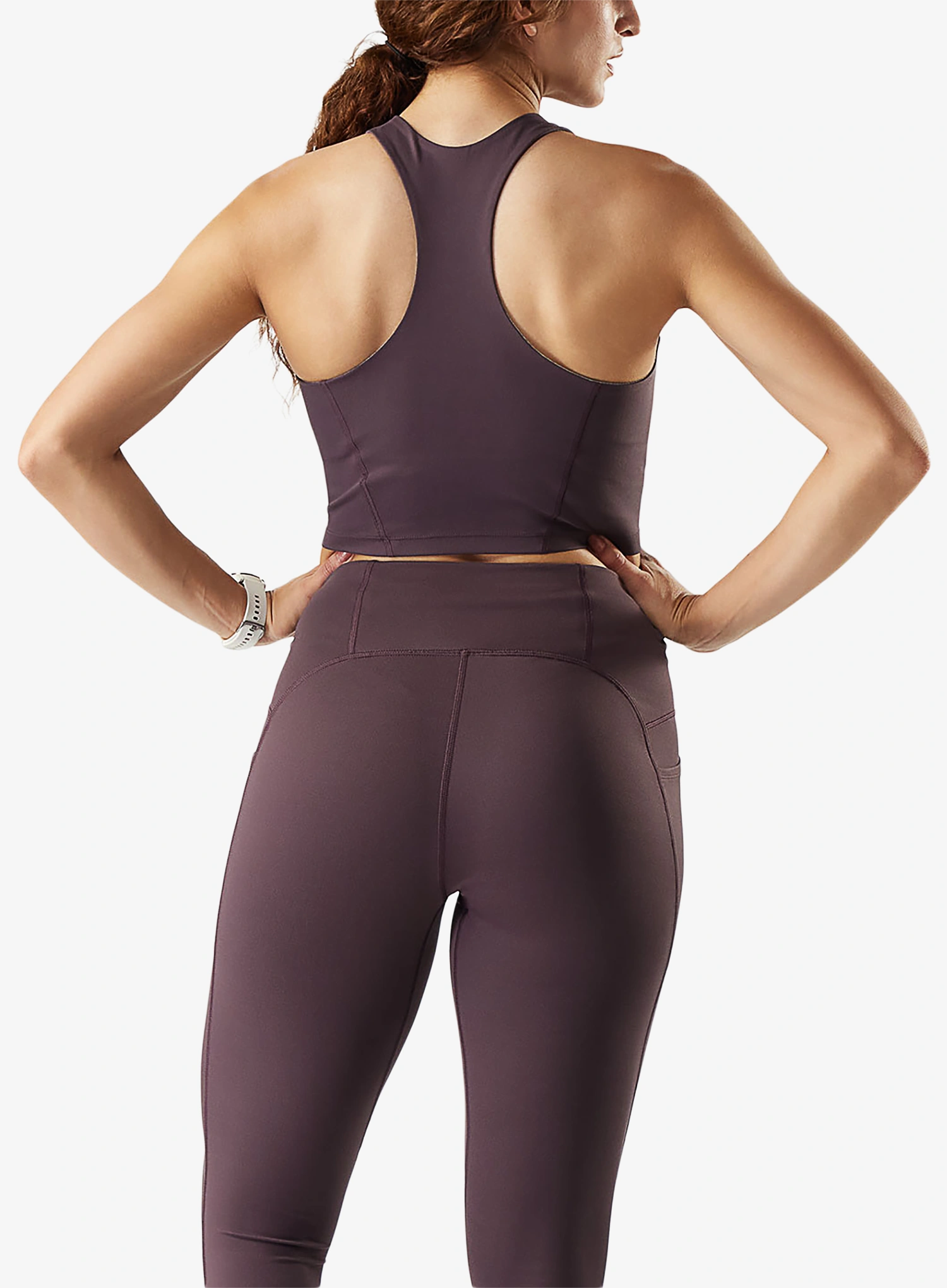 Sportski grudnjak Smartwool Active Crop Bra - mink