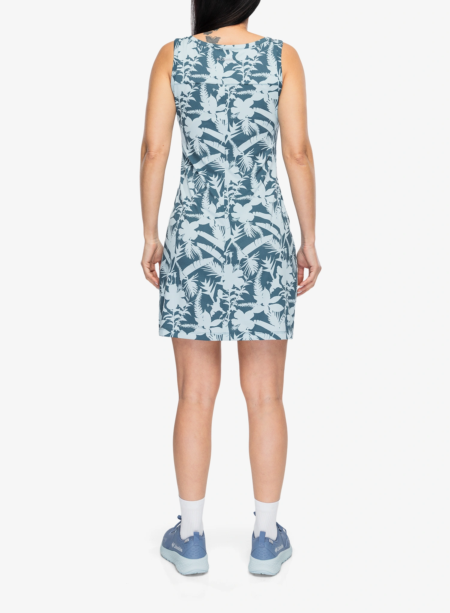 Sportska haljina Columbia Chill River Printed Dress - everblue/botaniflage tonal