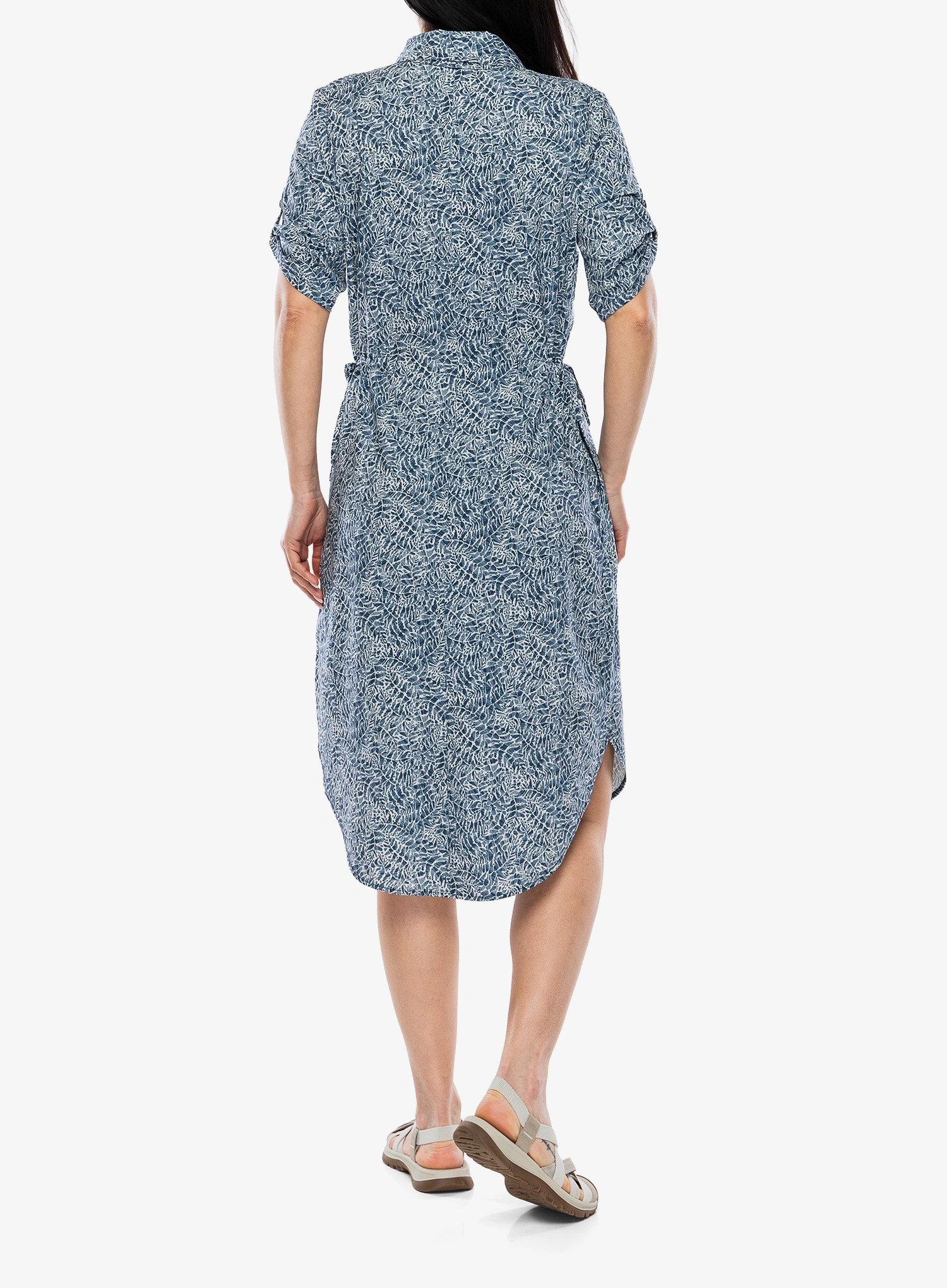 Turistička haljina Royal Robbins Spotless Traveler Dress SS - deep blue briar pt